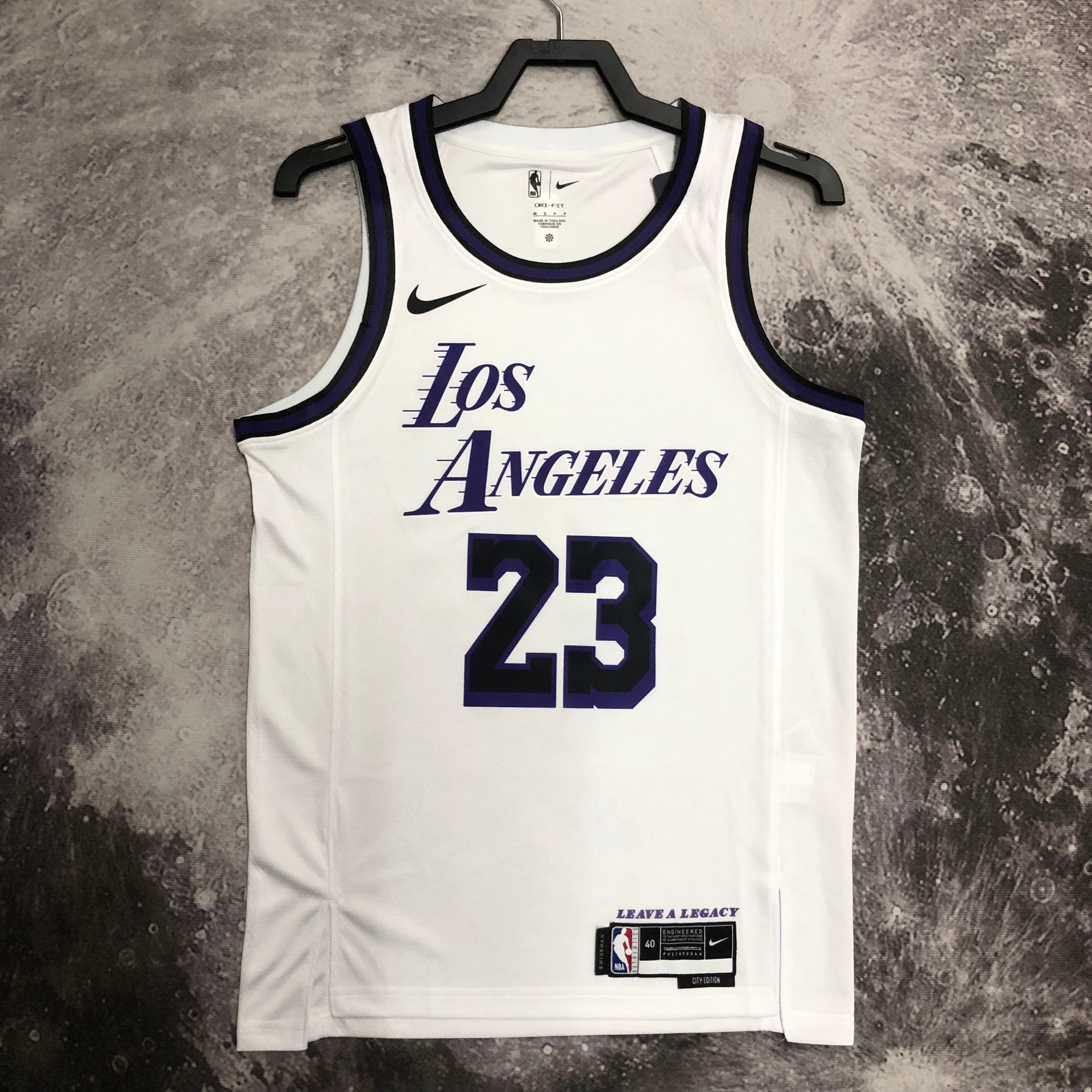 Los Angeles Lakers City Edition #23 LeBron James (2022-23)