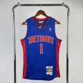 Detroit Pistons Retro #1 Allen Iverson