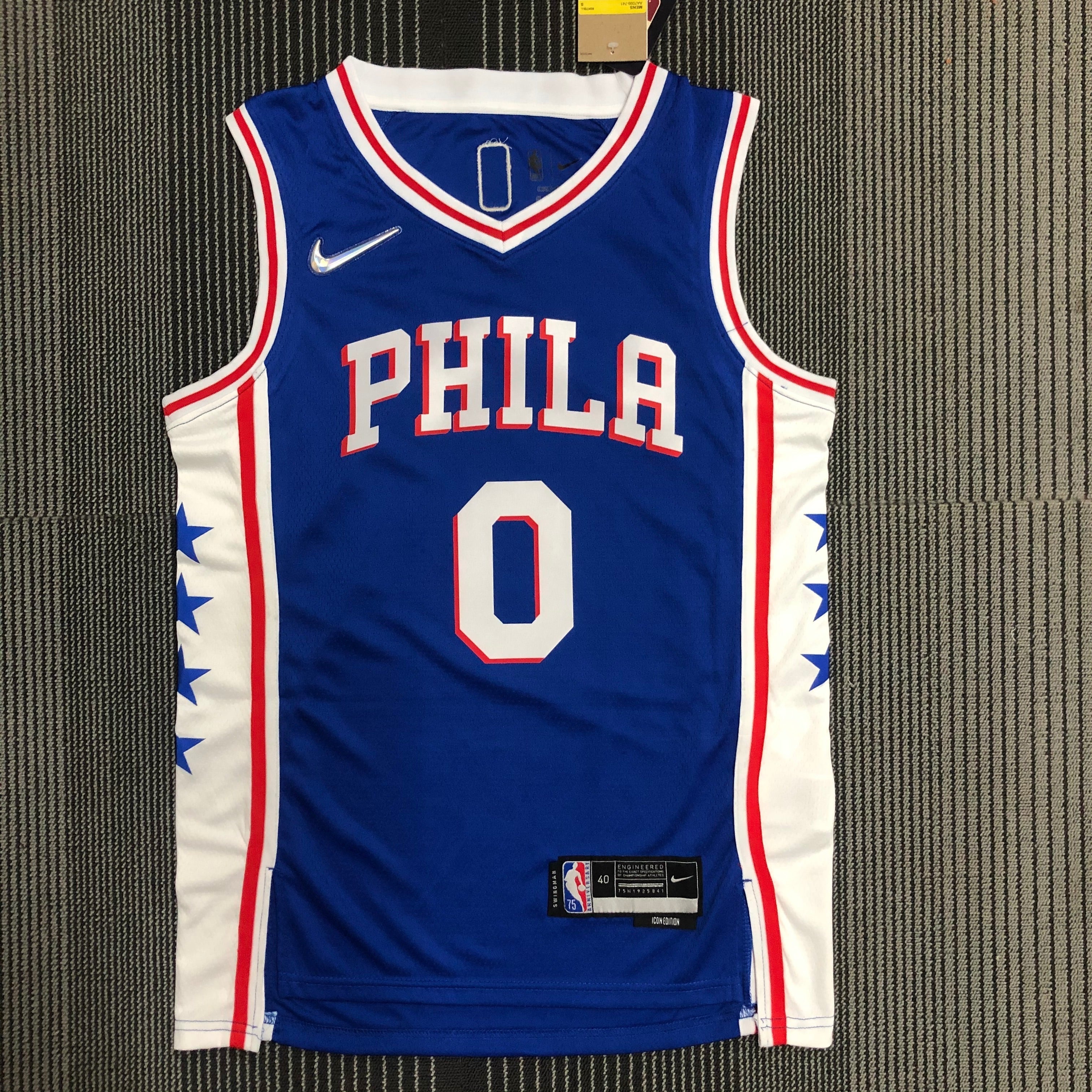 Philadelphia 76ers 75th Anniversary #0 Tyrese Maxey
