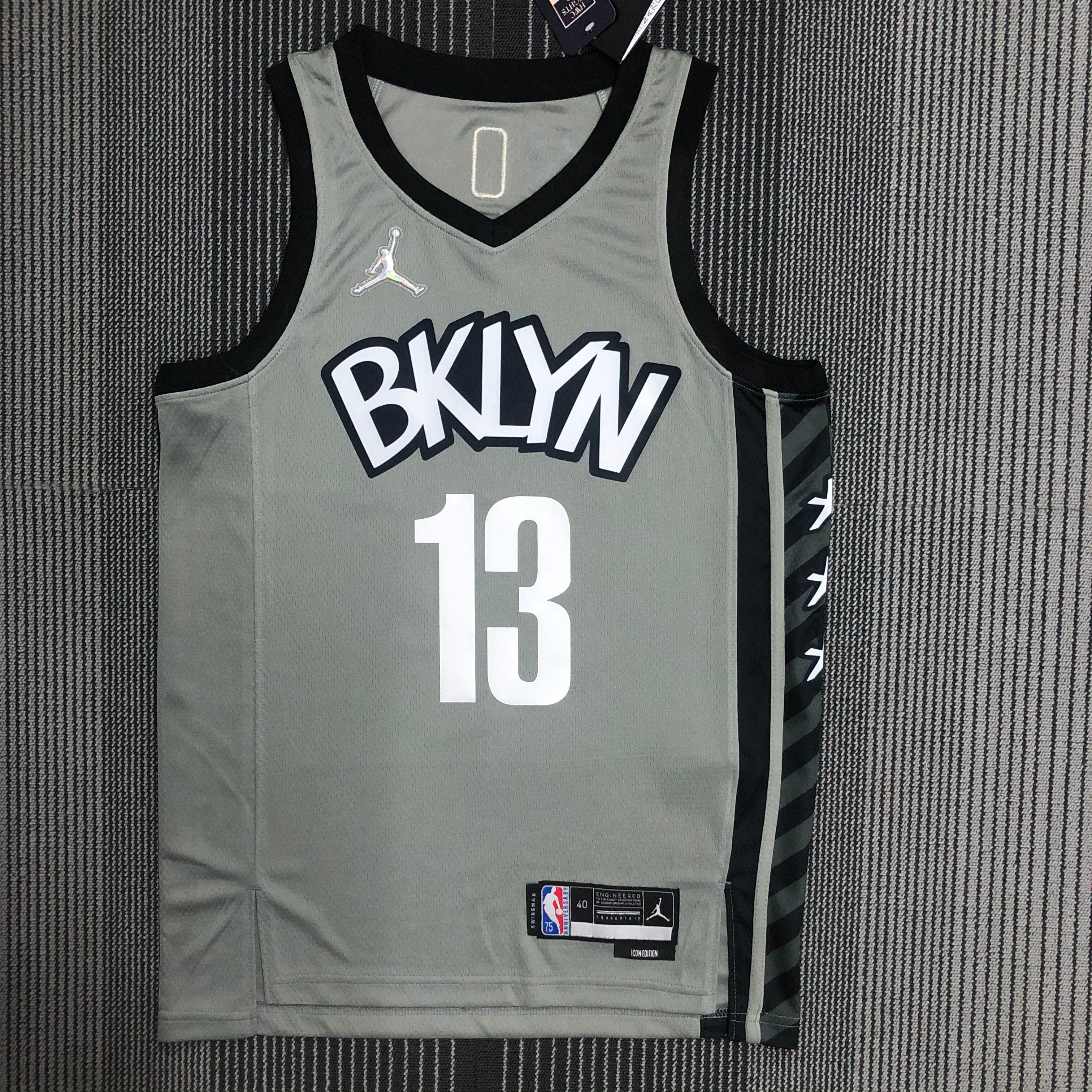 Brooklyn Nets 75th Anniversary #13 James Harden