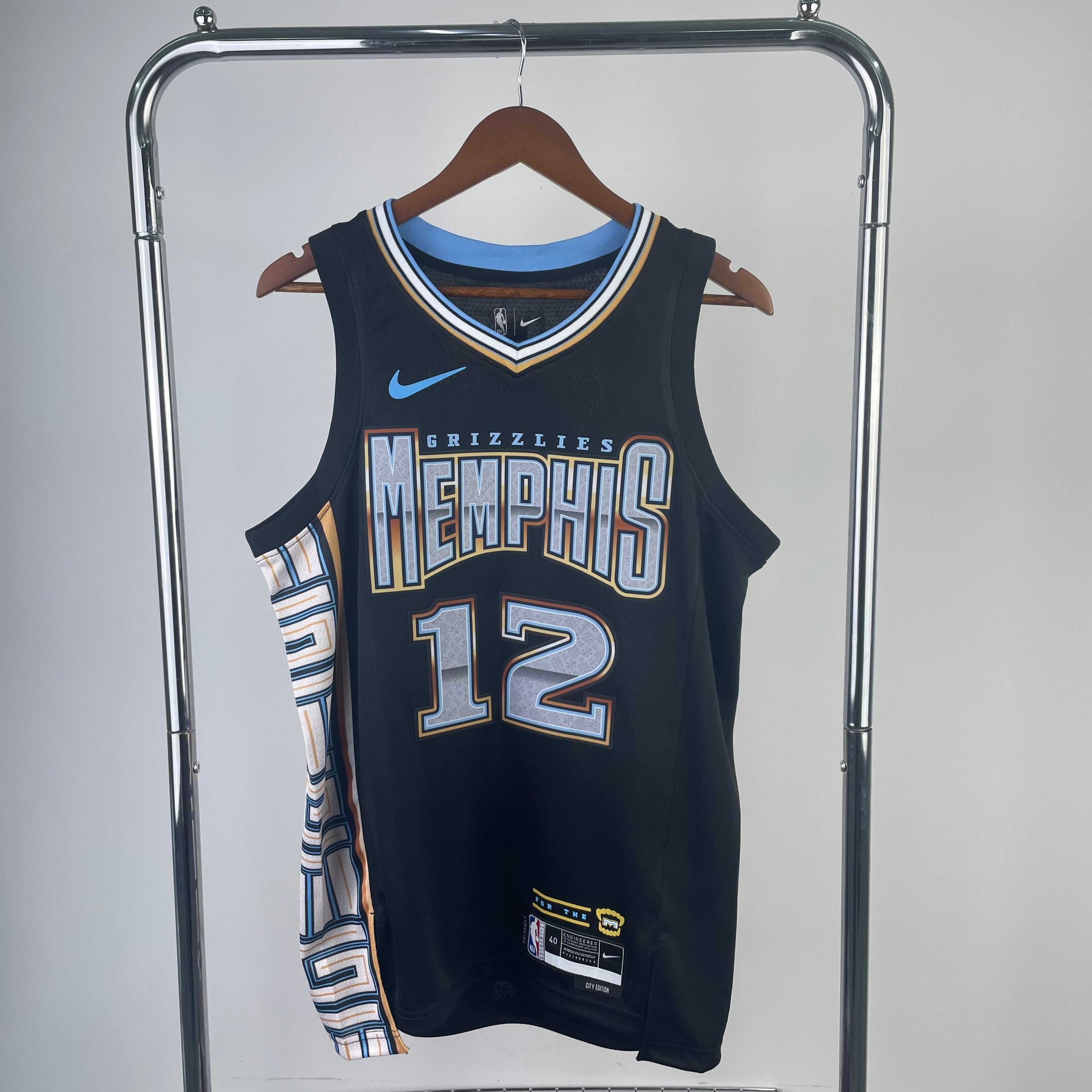 Memphis Grizzlies City Edition #12 Ja Morant (2022-23)