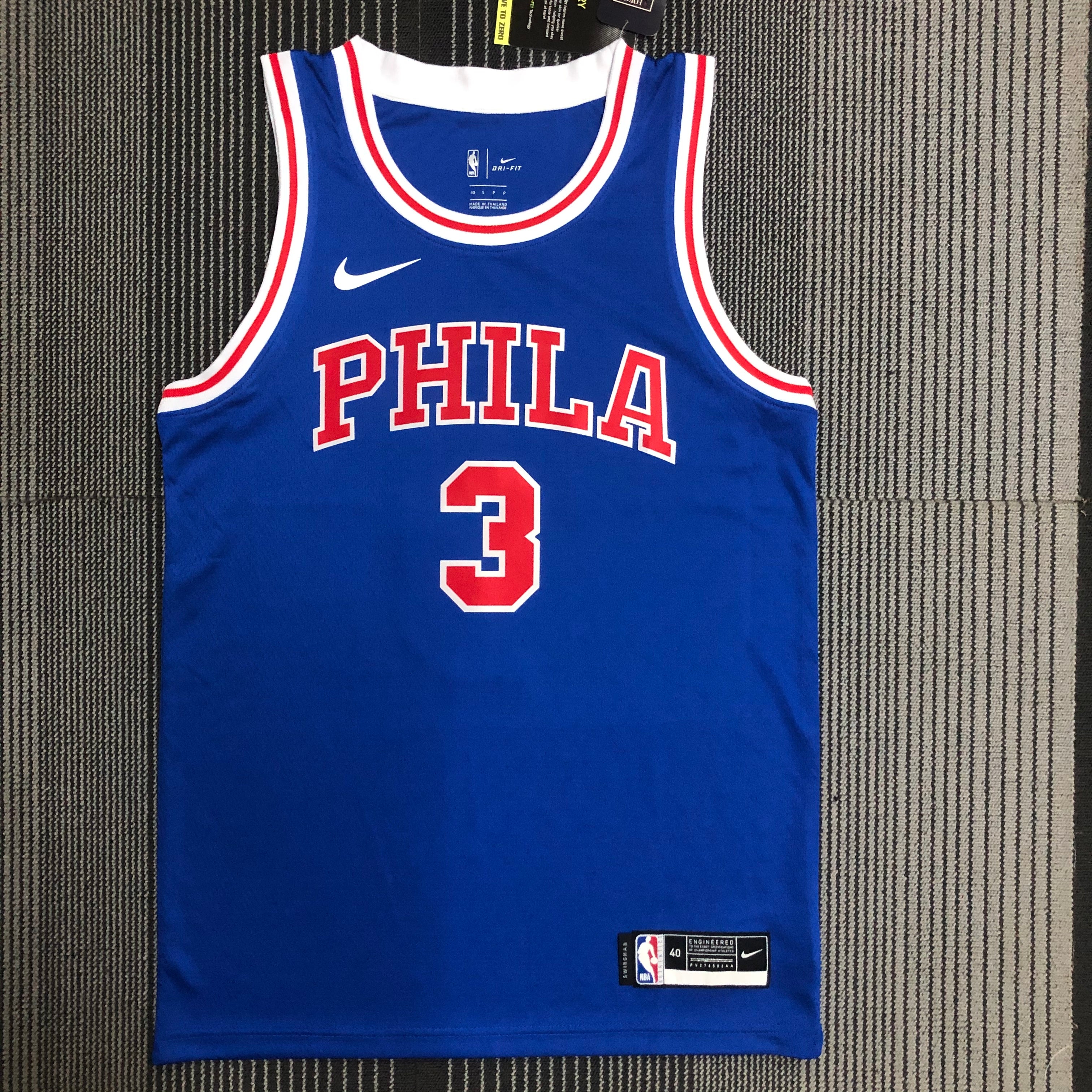 Philadelphia 76ers Retro #3 Allen Iverson