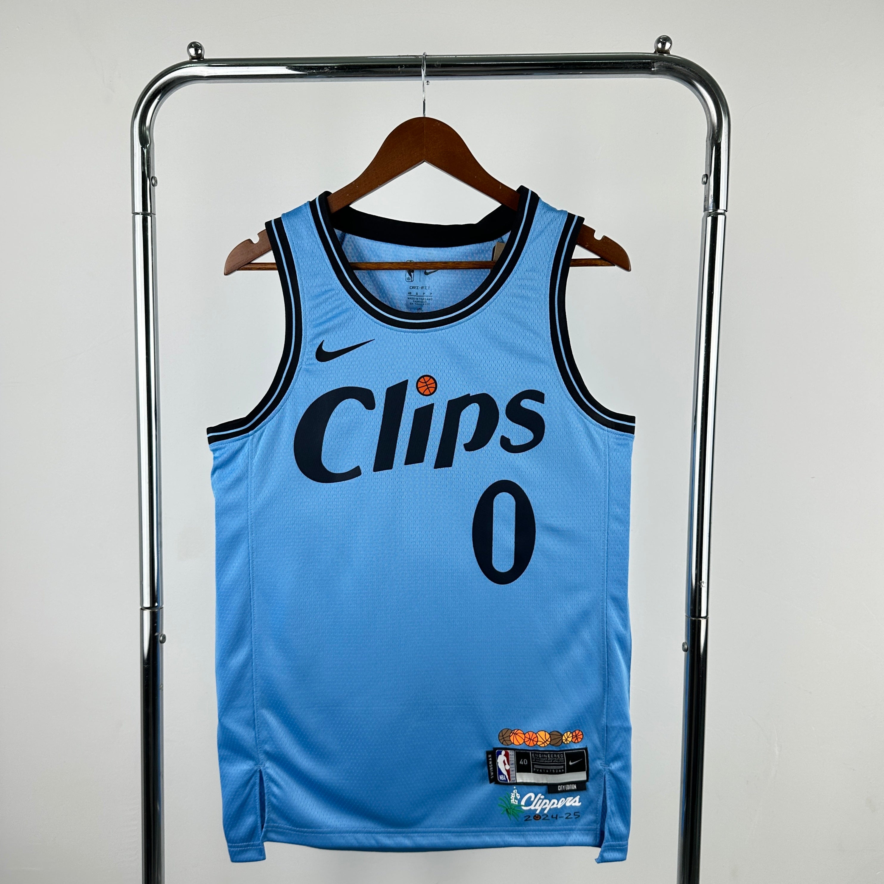 Los Angeles Clippers City Edition #0 Russell Westbrook (2024-25)