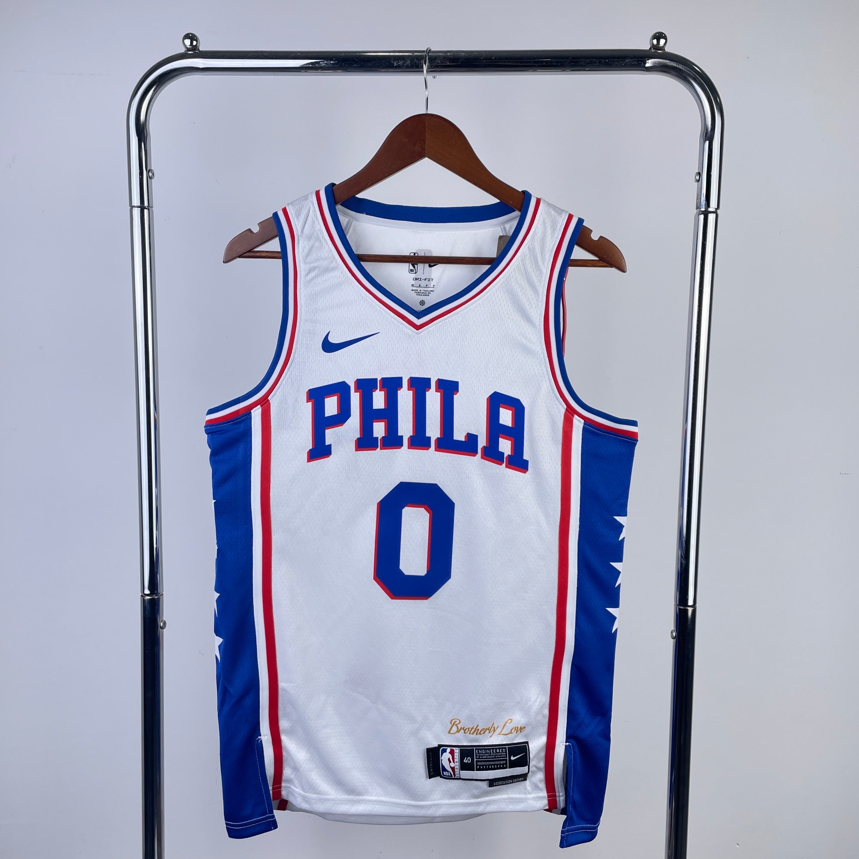 Philadelphia 76ers Home #0 Tyrese Maxey (2022-23)