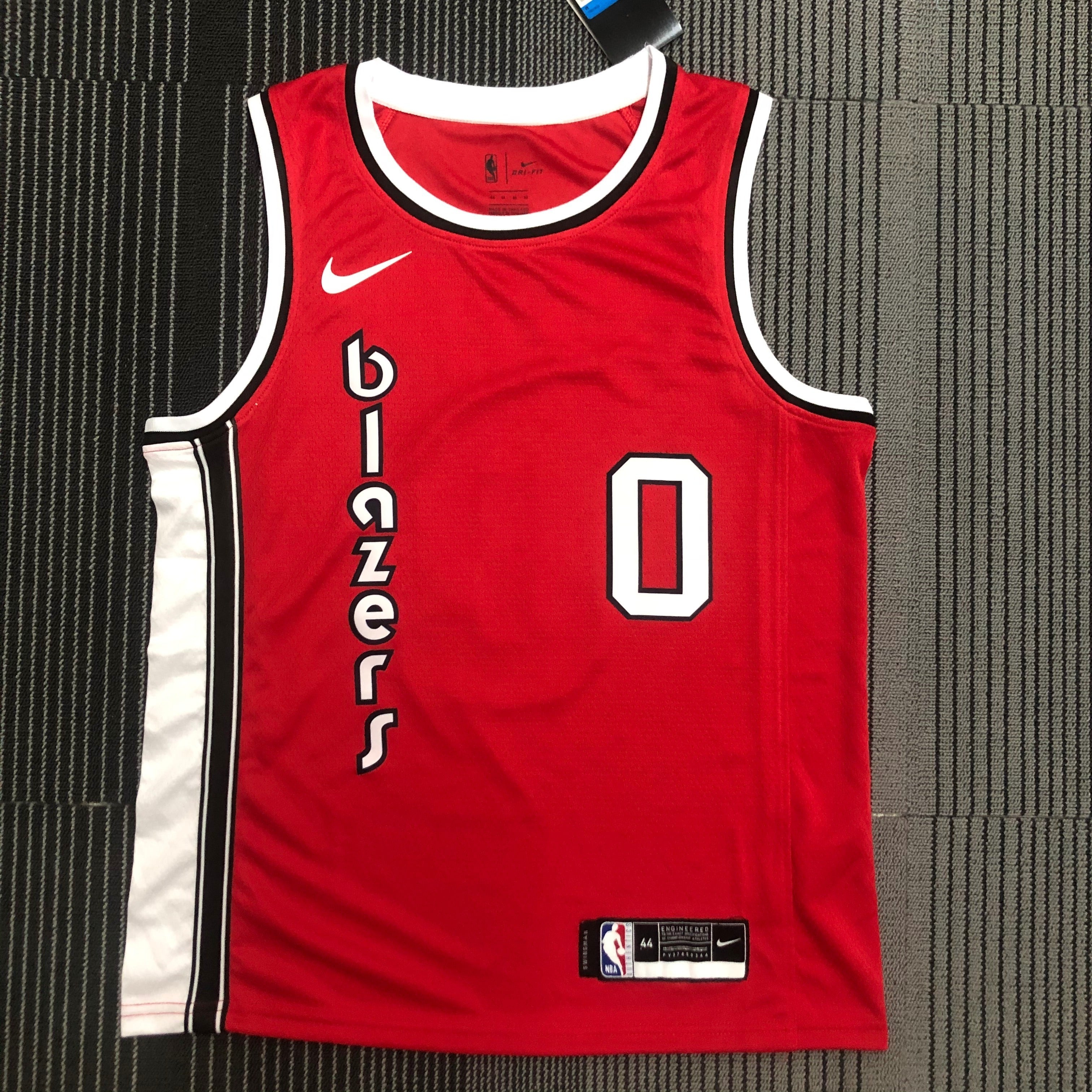 Portland Trail Blazers Retro #0 Damian Lillard