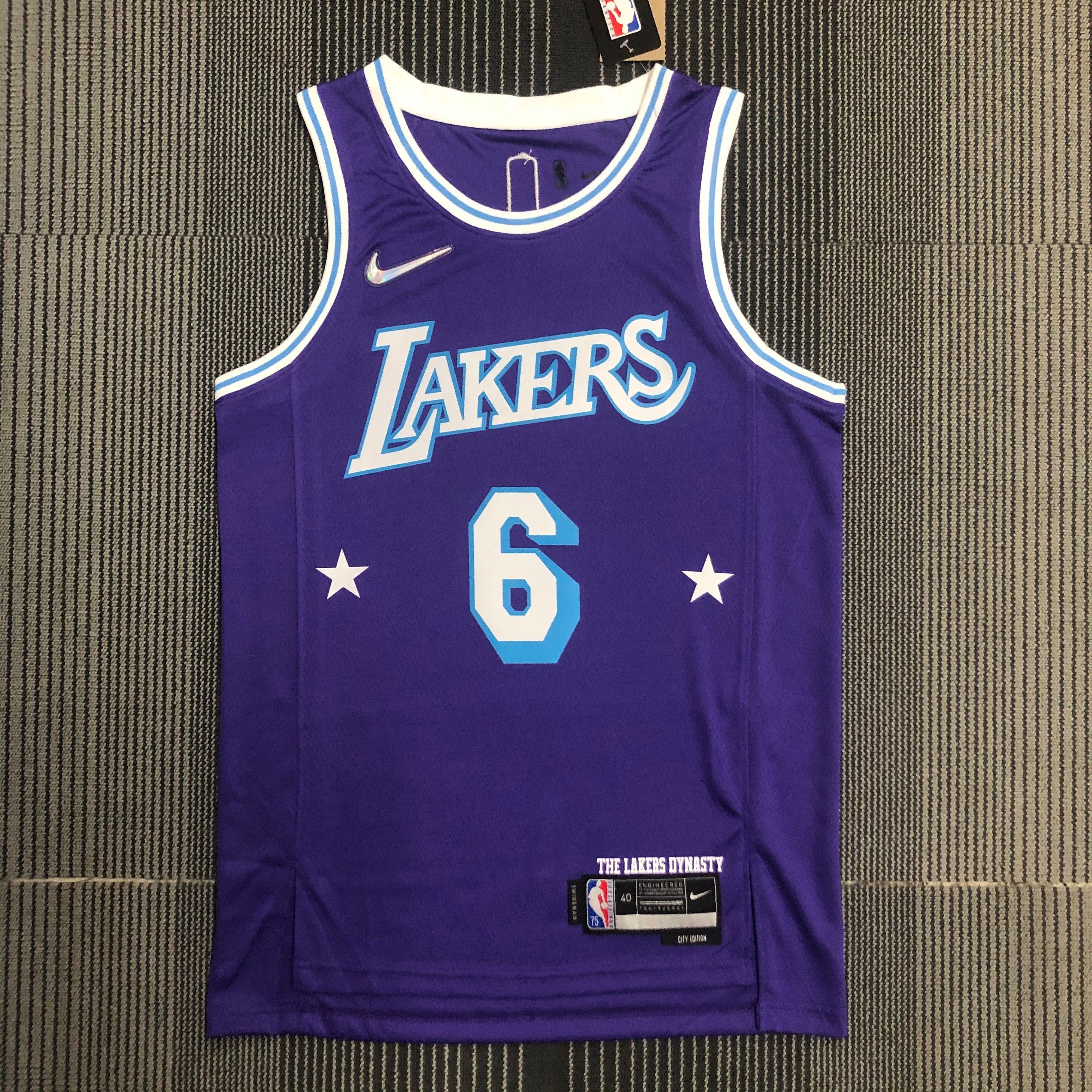 Los Angeles Lakers City Edition #6 LeBron James