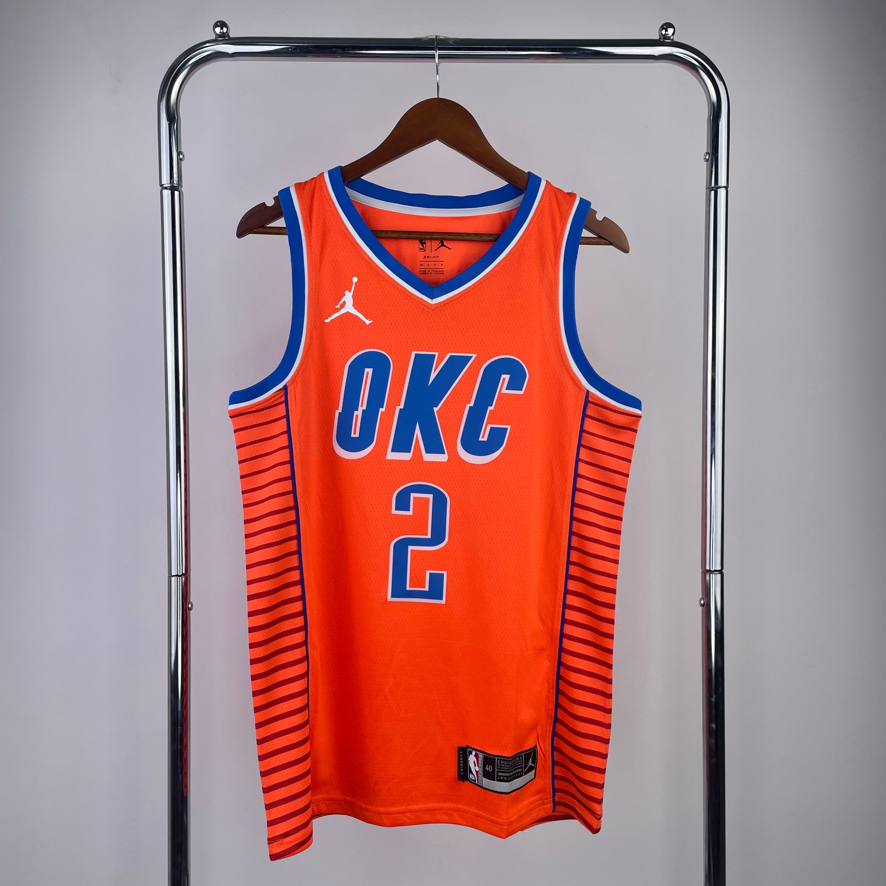 Oklahoma City Thunder Jordan Brand #2 Shai Gilgeous-Alexander