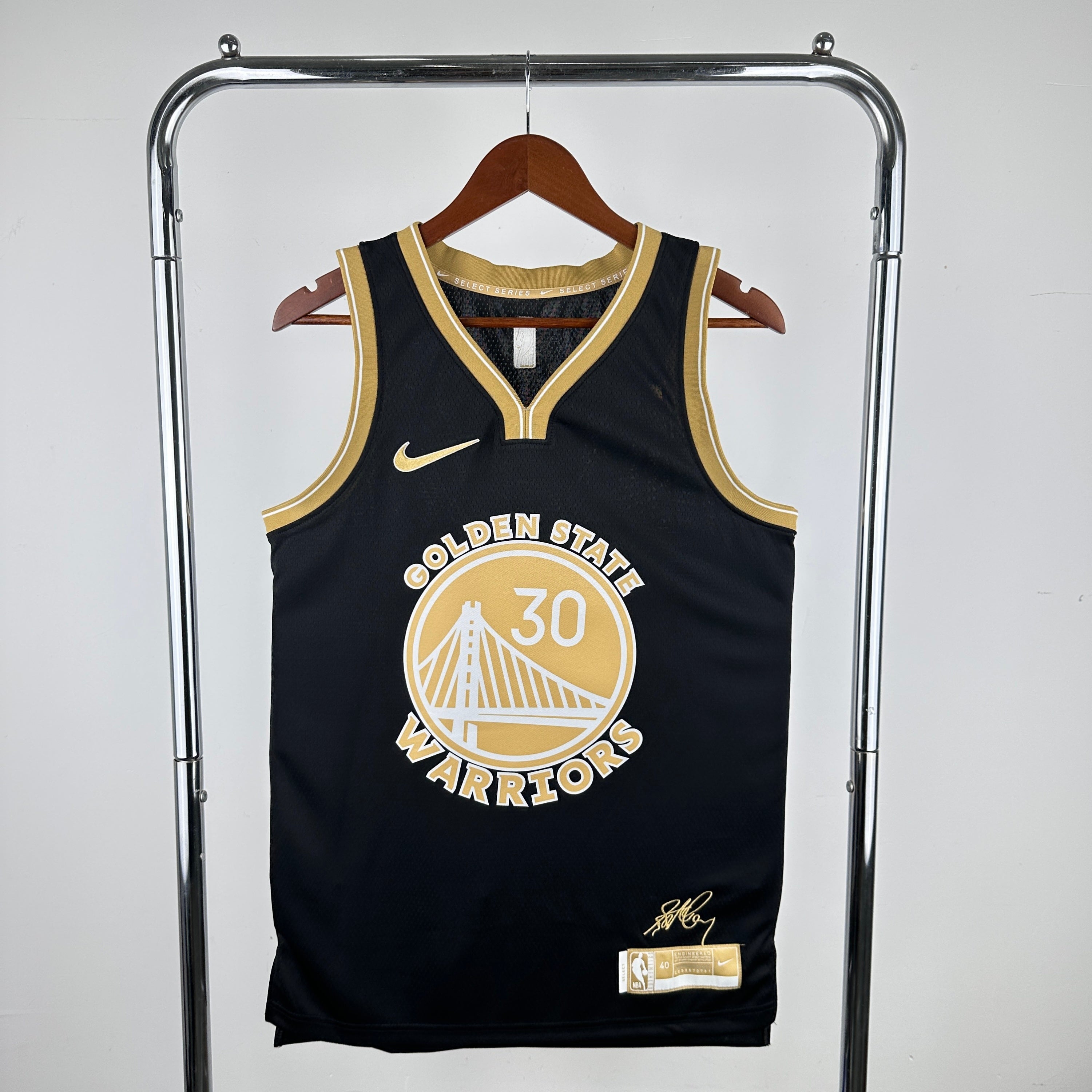 Golden State Warriors 75th Anniversary #30 Stephen Curry (2023-24)