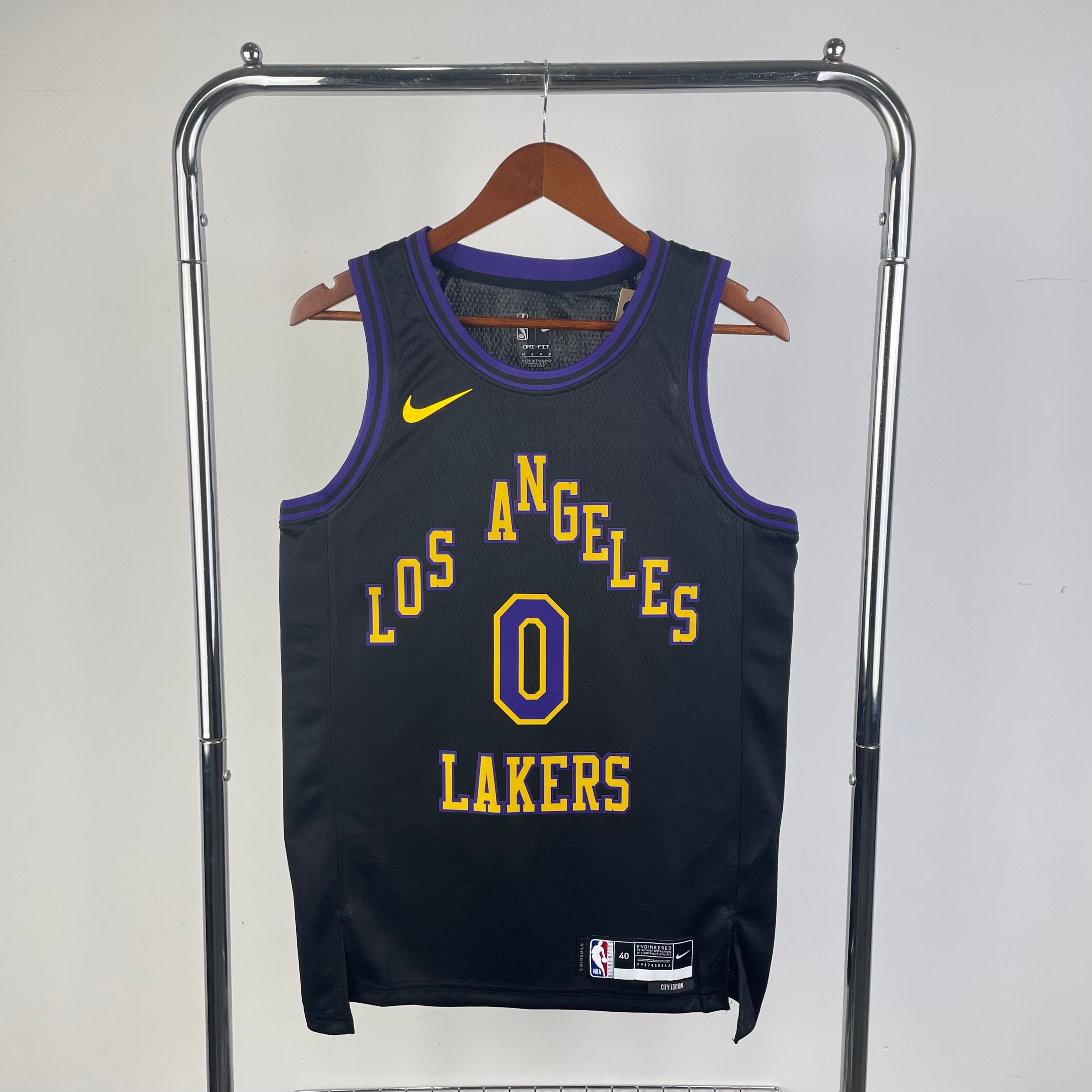 Los Angeles Lakers City Edition #0 Russell Westbrook (2025-26)