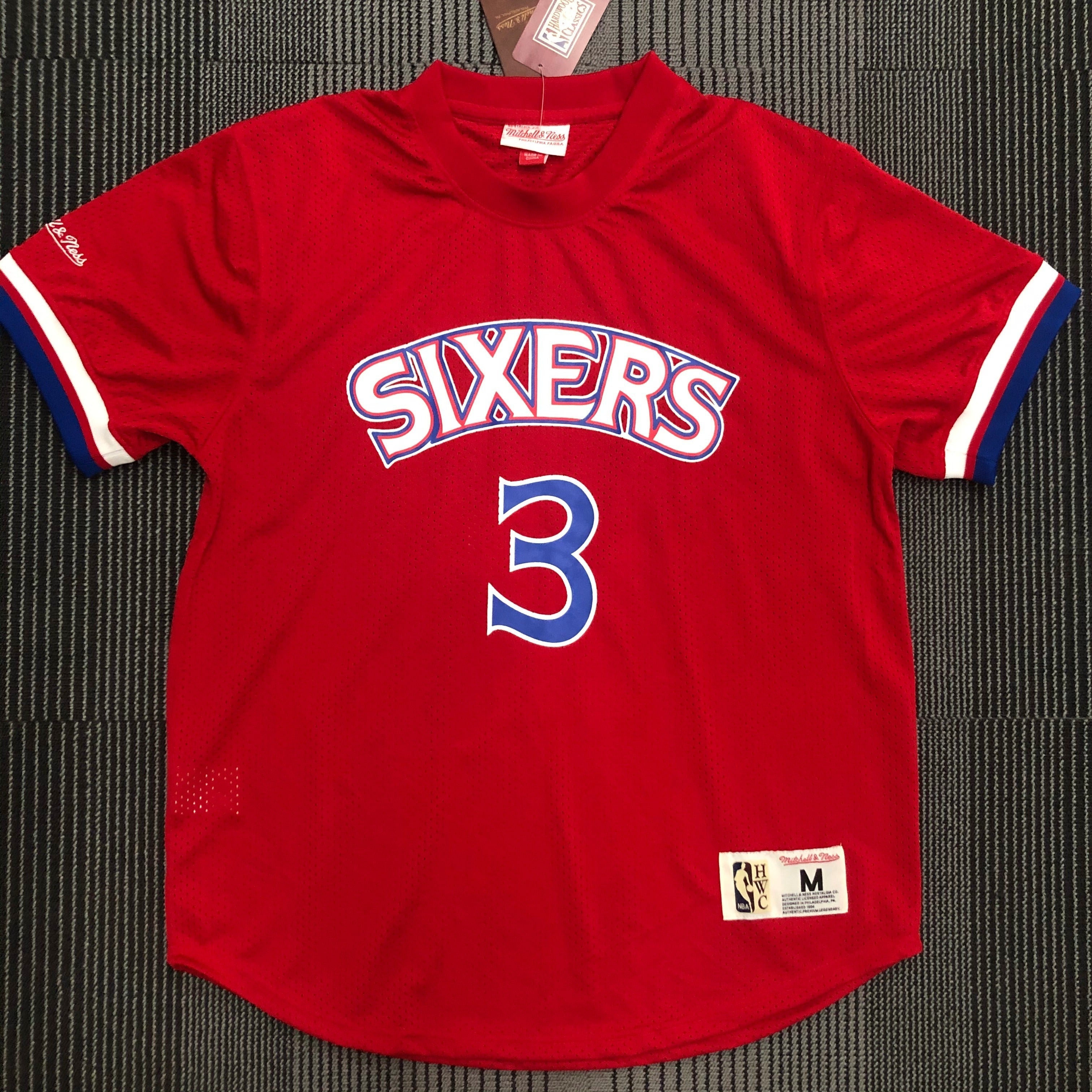Philadelphia 76ers Retro #3 Allen Iverson T-Shirt
