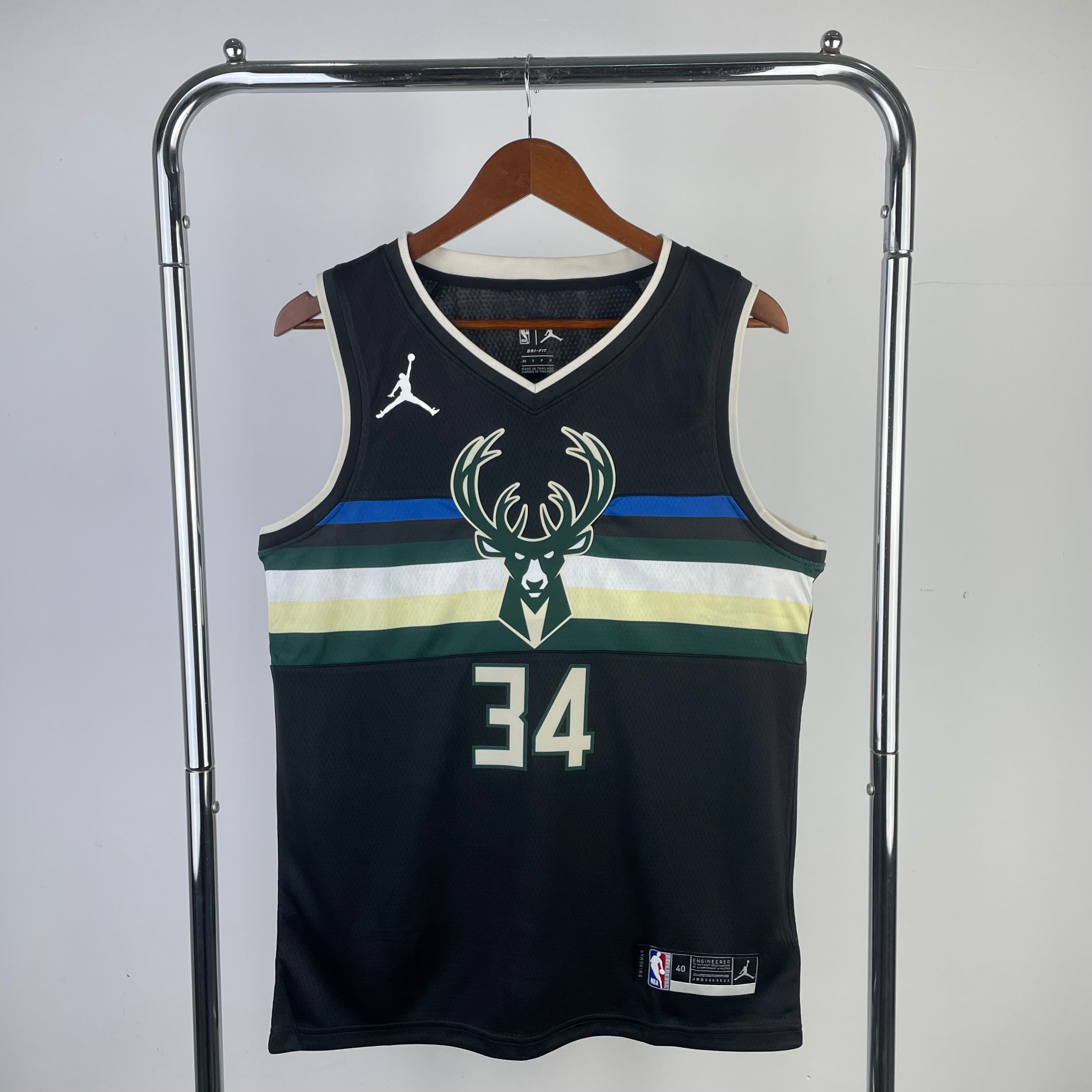 Milwaukee Bucks Jordan Brand #34 Giannis Antetokounmpo (2020-21)