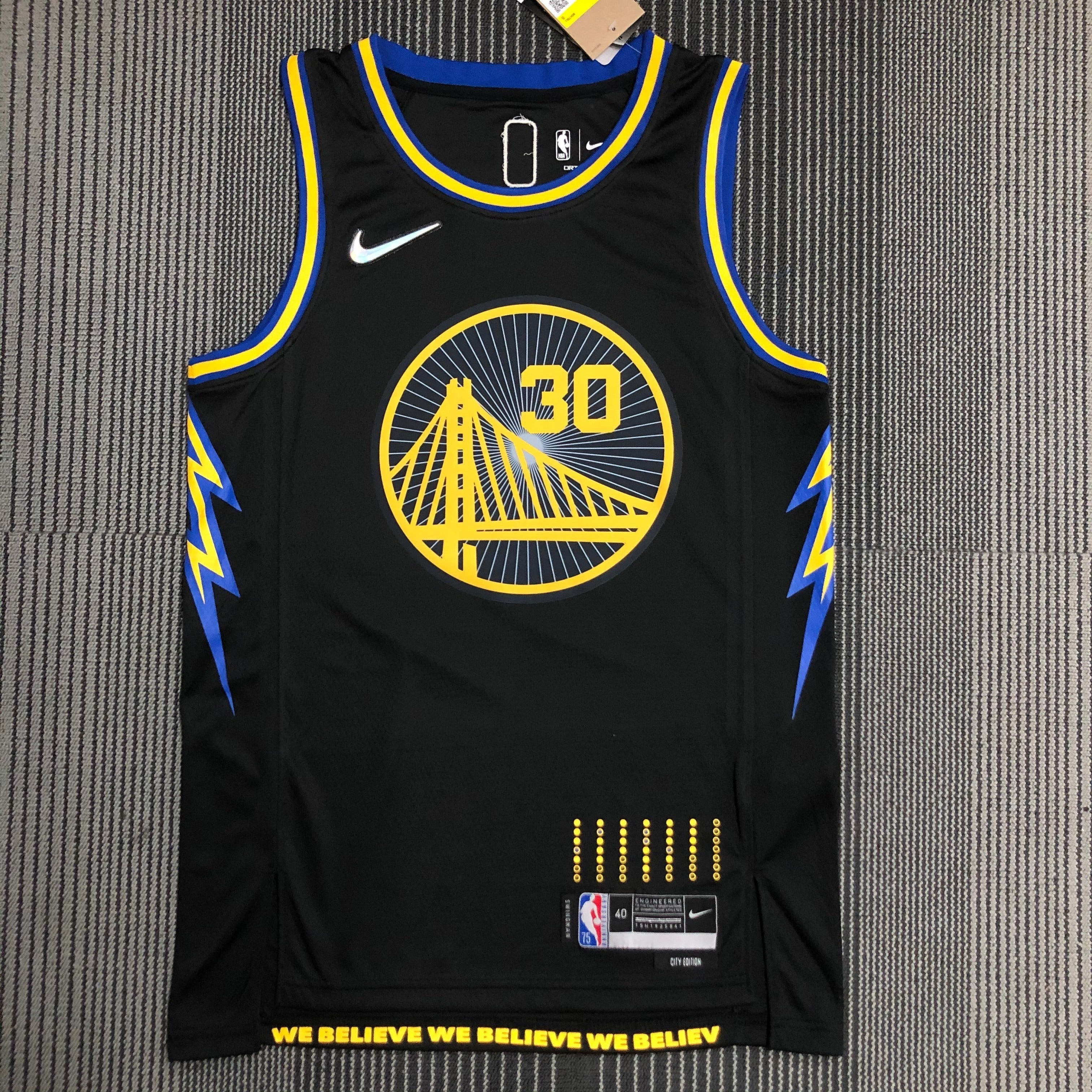 Golden State Warriors City Edition #30 Stephen Curry