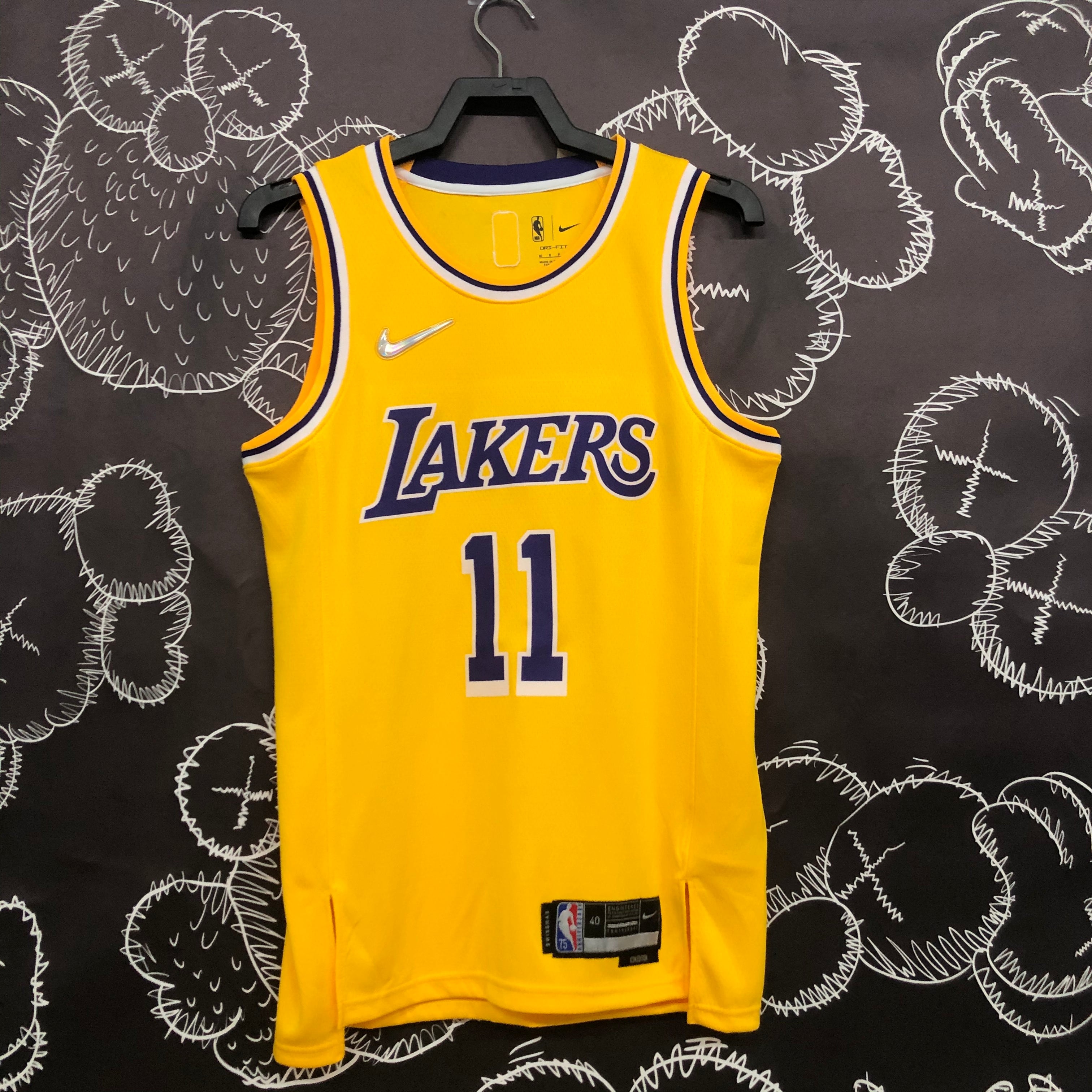 Los Angeles Lakers 75th Anniversary #11 Kyrie Irving
