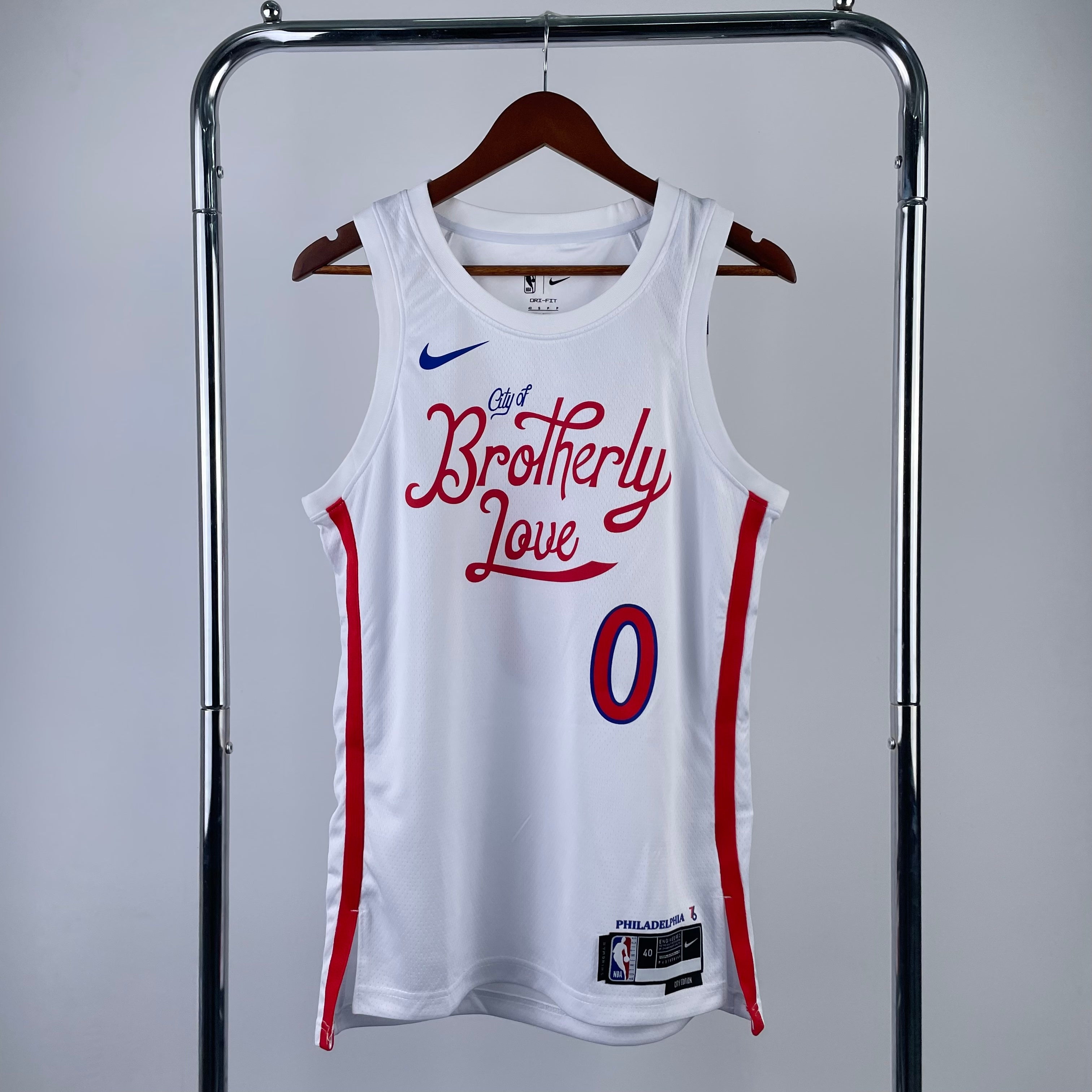 Philadelphia 76ers City Edition #0 Tyrese Maxey (2022-23)