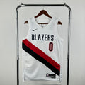 Portland Trail Blazers Home #0 Damian Lillard (2025-26)