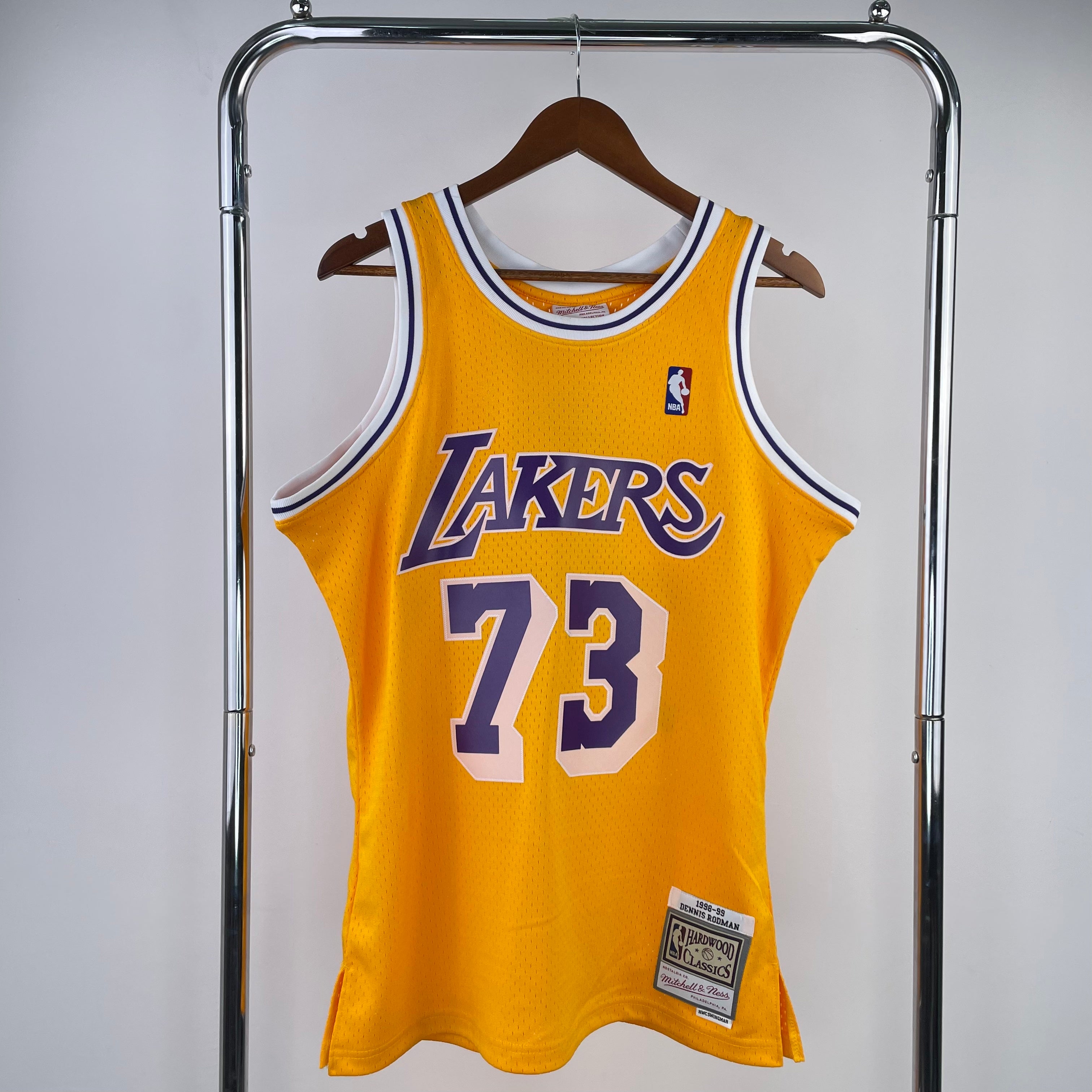 Los Angeles Lakers Retro #73 Dennis Rodman