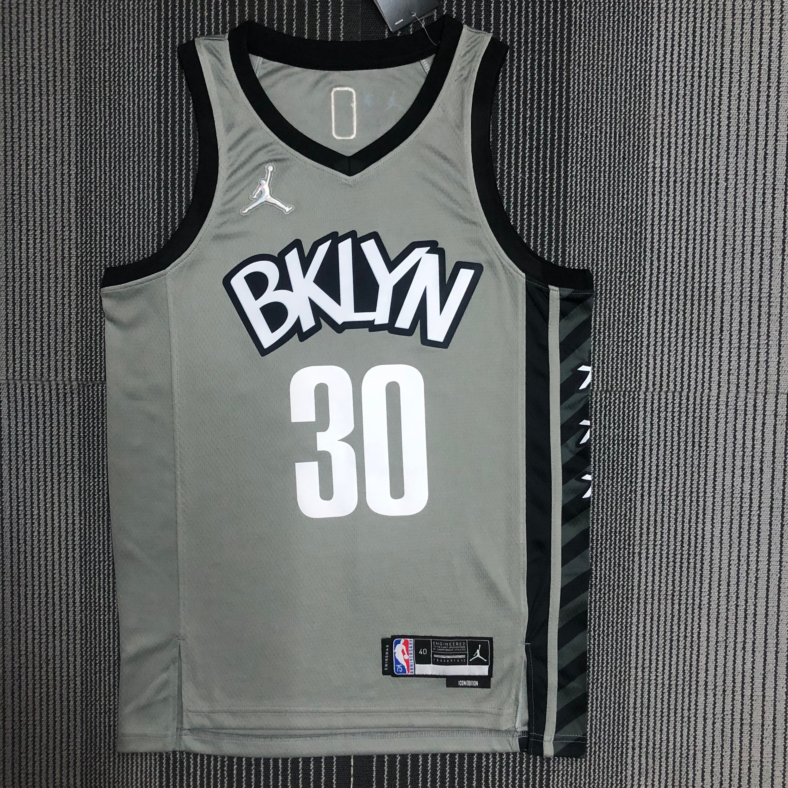 Brooklyn Nets 75th Anniversary #30 Stephen Curry