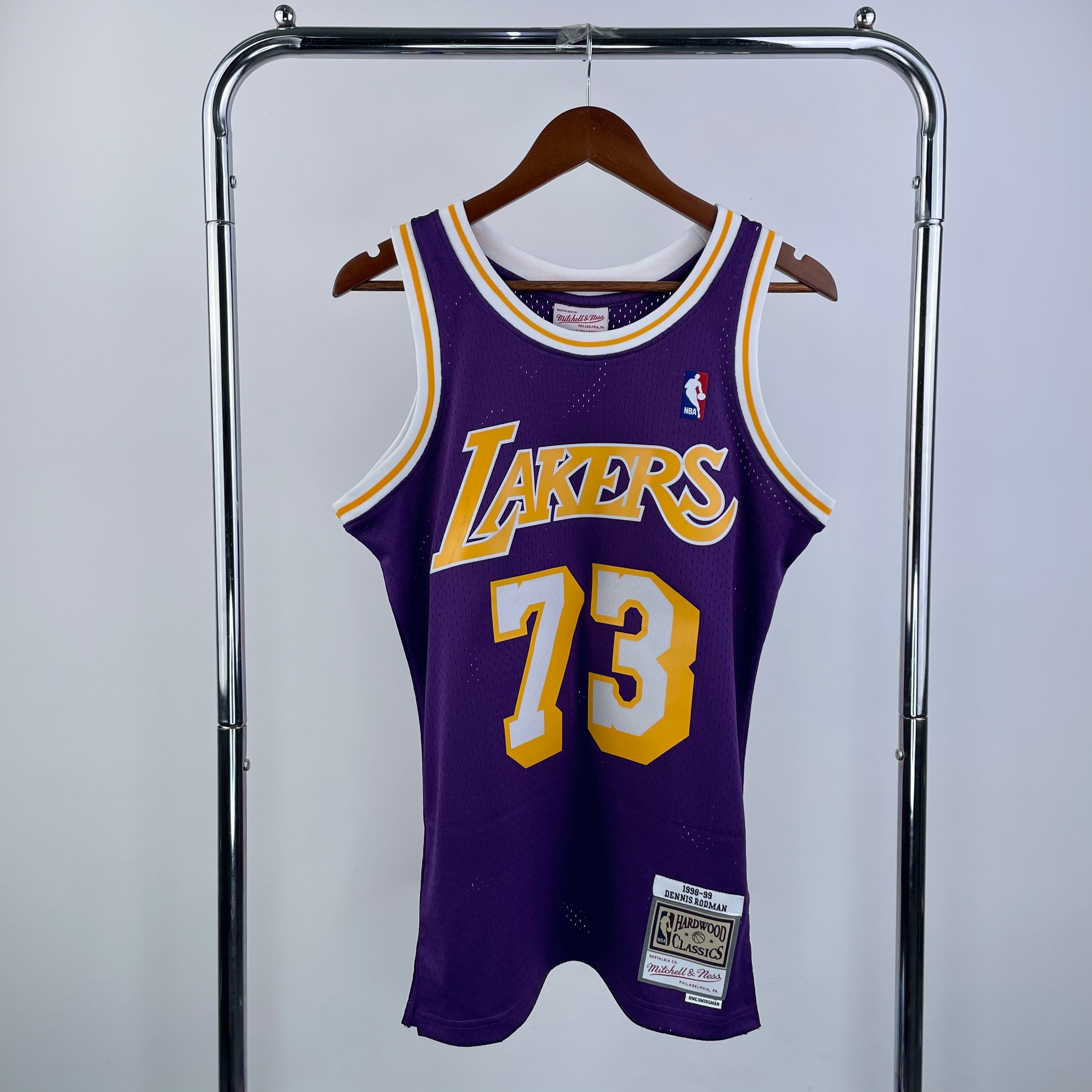 Los Angeles Lakers Retro #73 Dennis Rodman