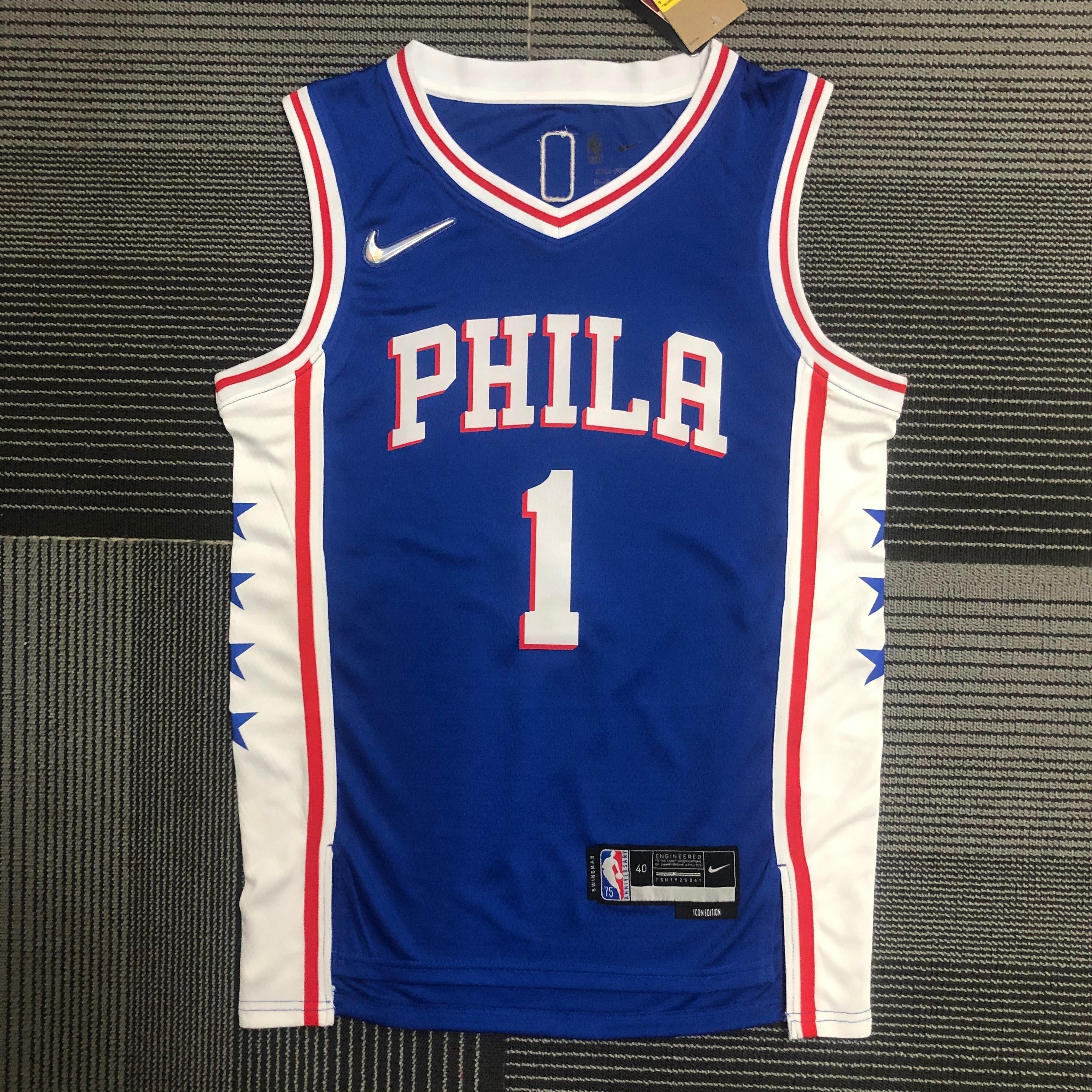 Philadelphia 76ers 75th Anniversary #1 James Harden
