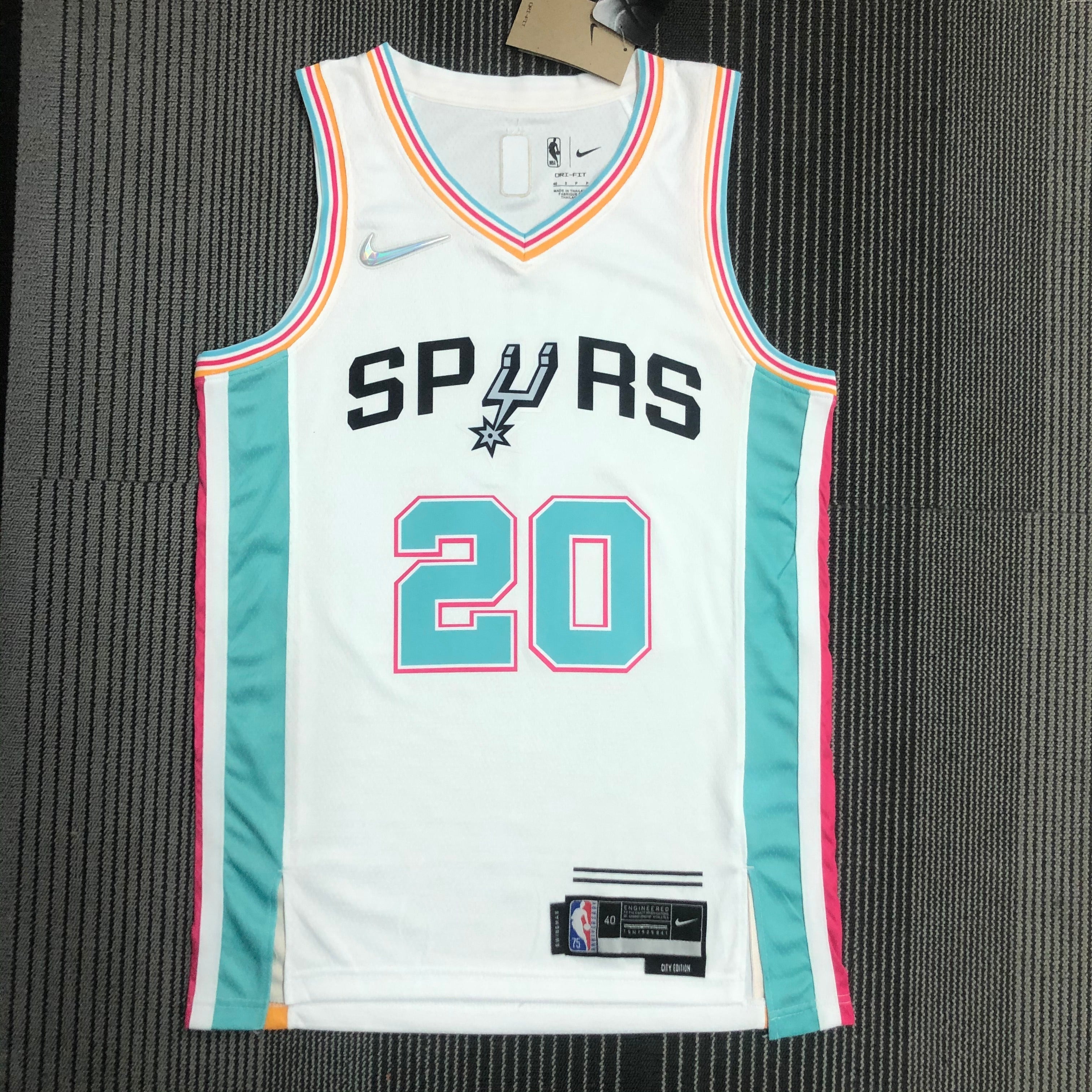 San Antonio Spurs City Edition #20 Manu Ginobili
