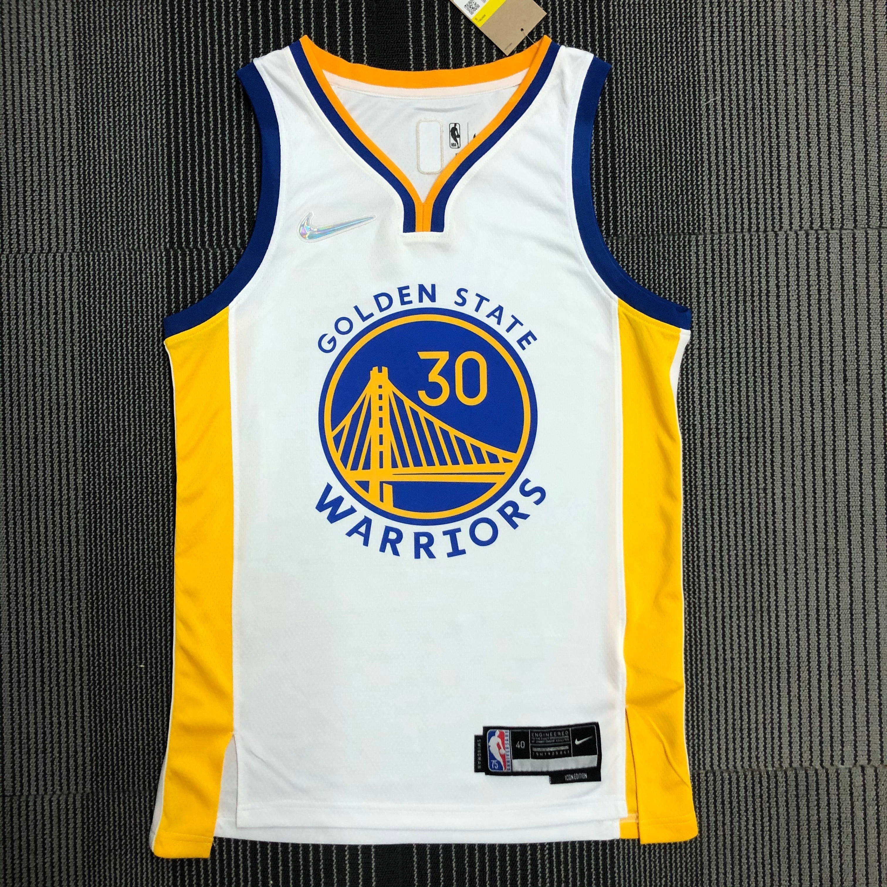 Golden State Warriors 75th Anniversary #30 Stephen Curry