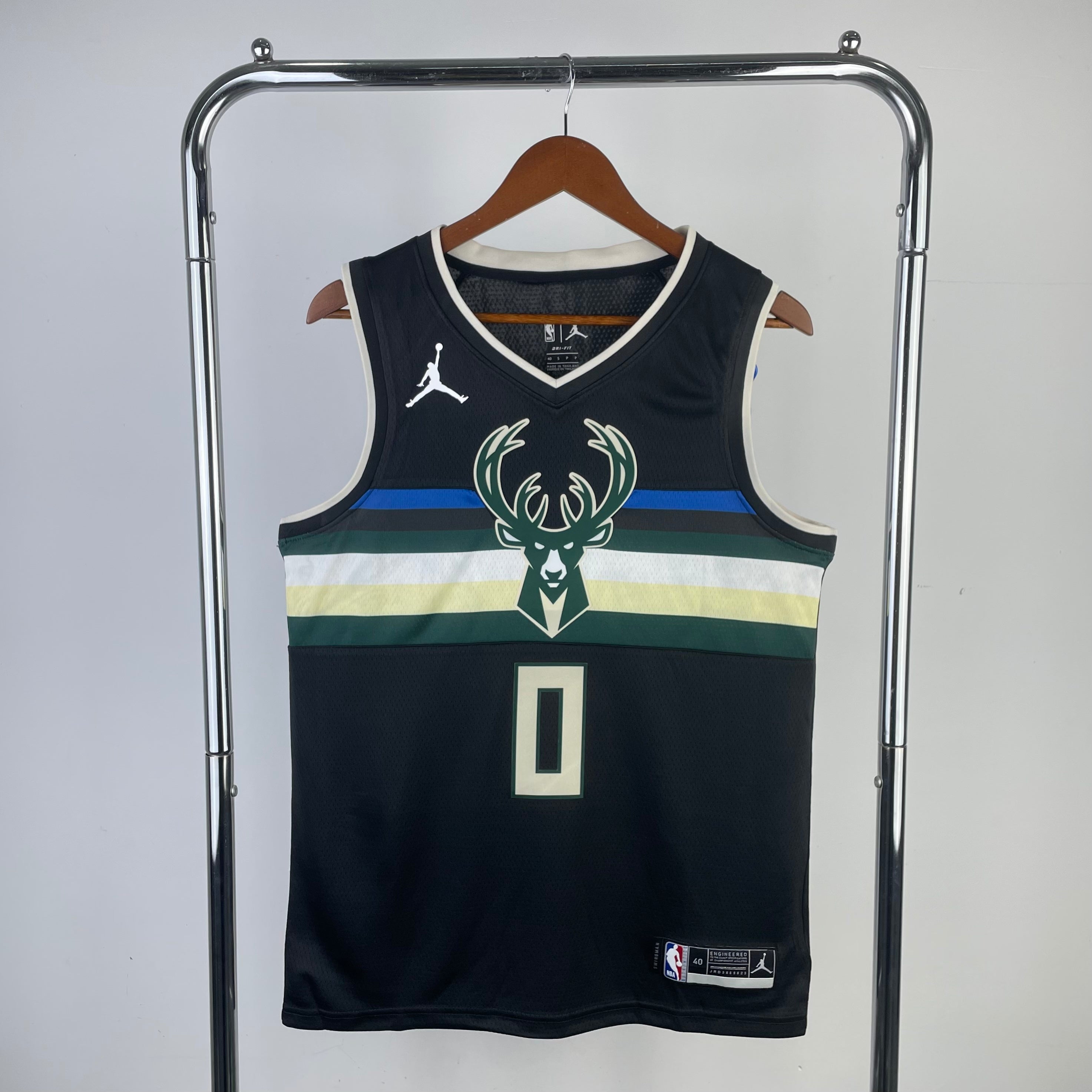 Milwaukee Bucks Jordan Brand #0 Damian Lillard (2020-21)