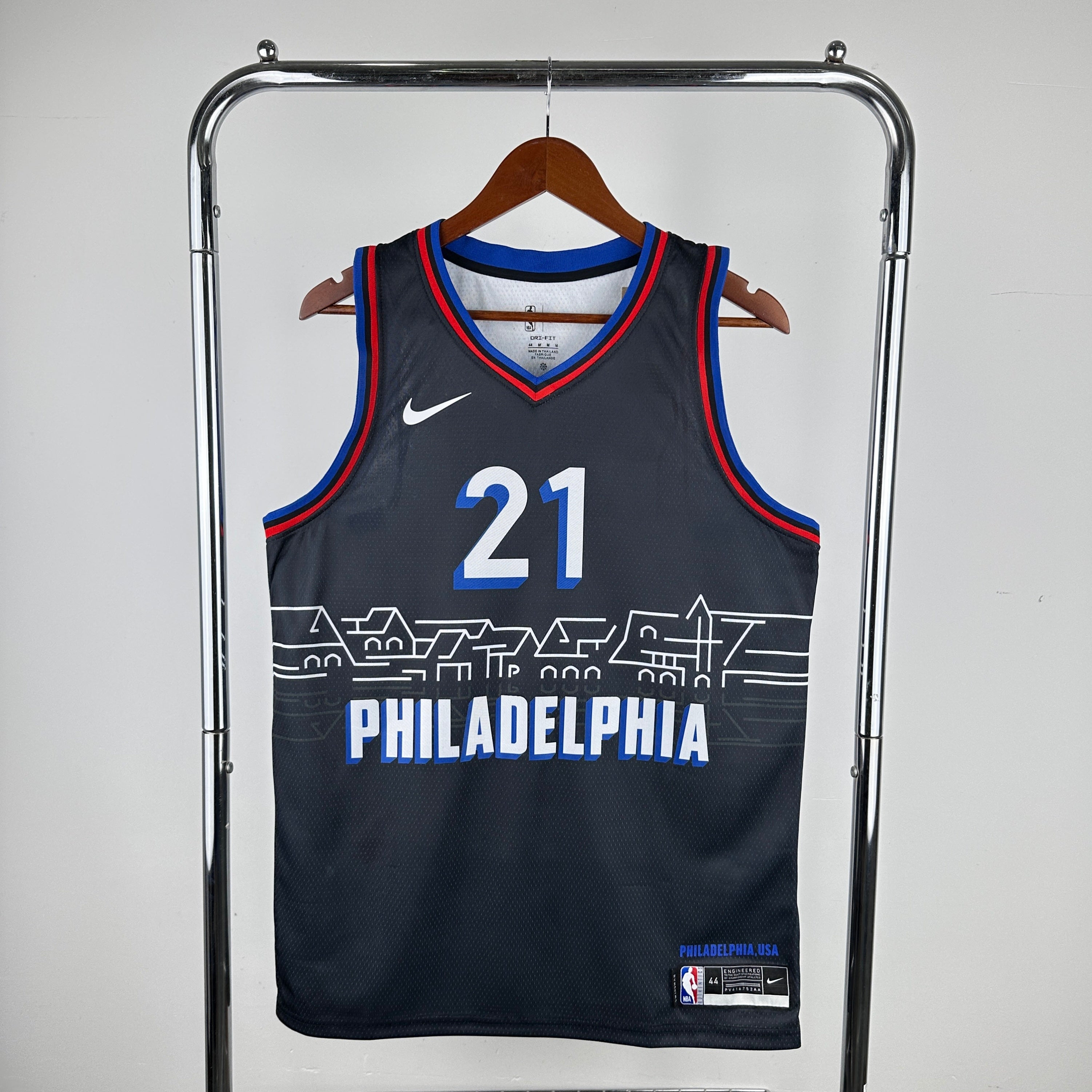 Philadelphia 76ers City Edition #21 Joel Embiid (2020-21)