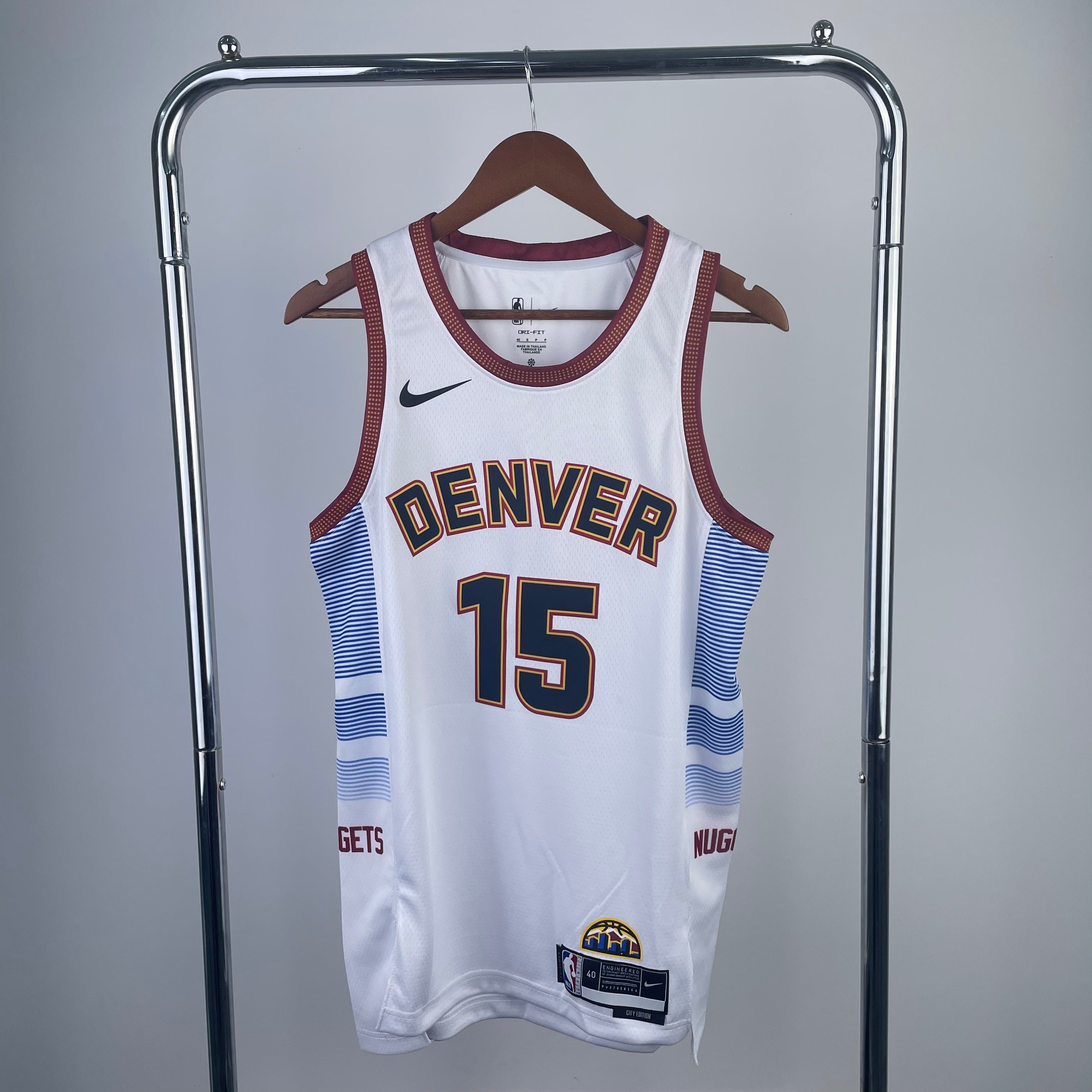 Denver Nuggets City Edition #15 Nikola Jokic (2022-23)