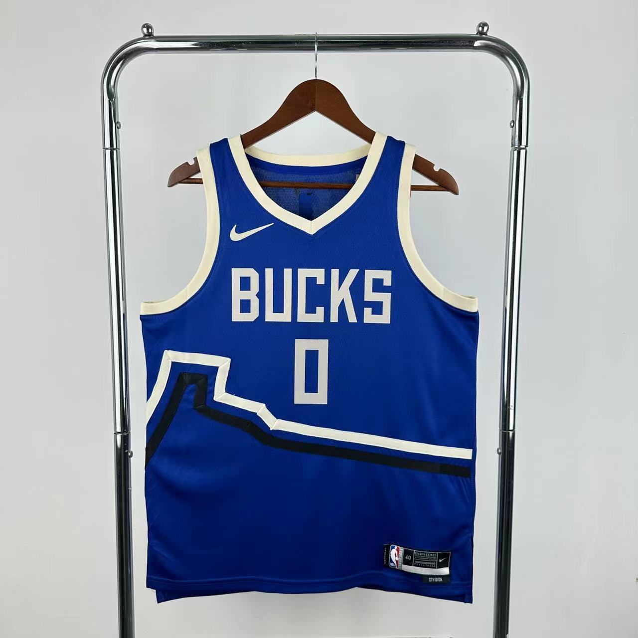 Milwaukee Bucks City Edition #0 Damian Lillard (2024-25)