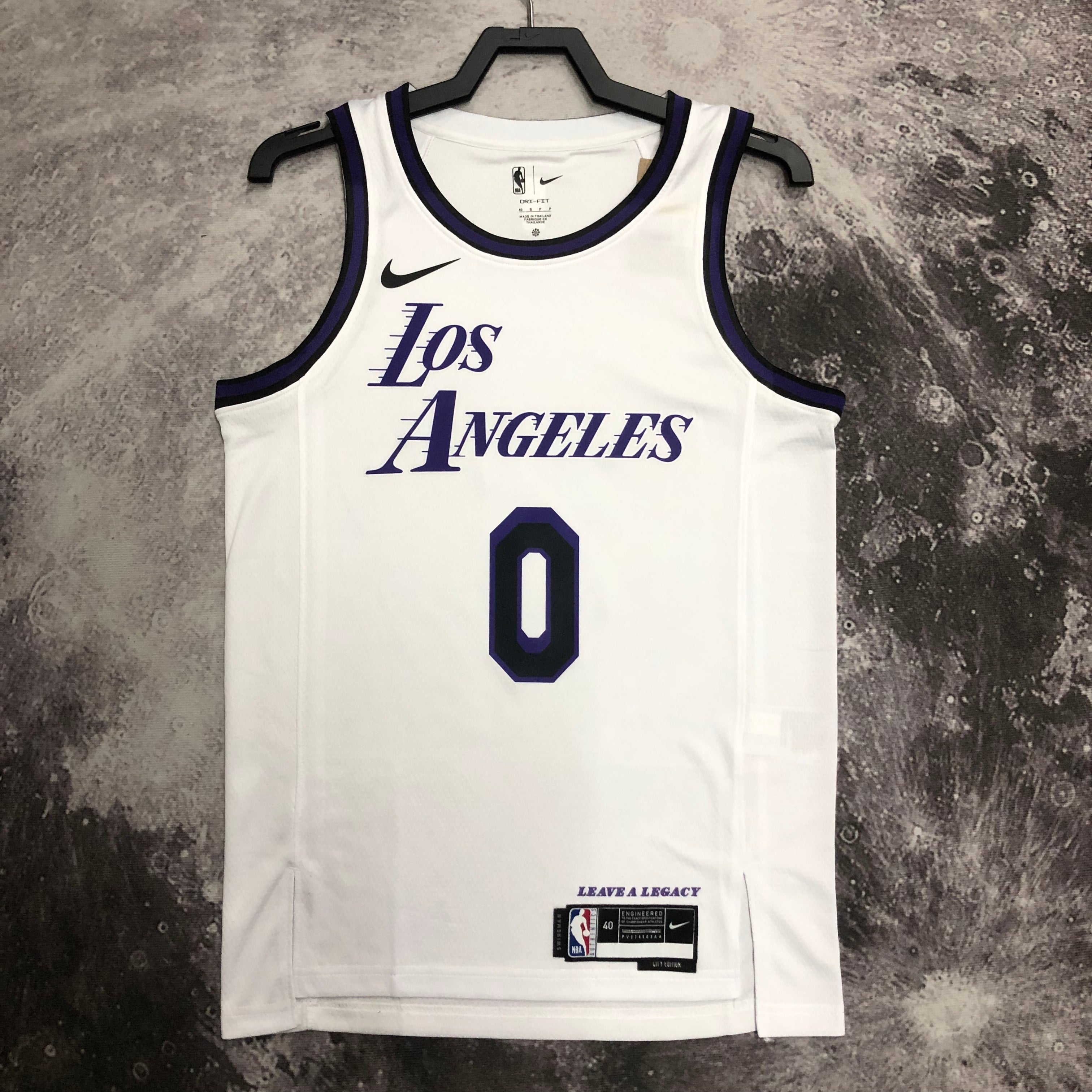 Los Angeles Lakers City Edition #0 Russell Westbrook (2022-23)