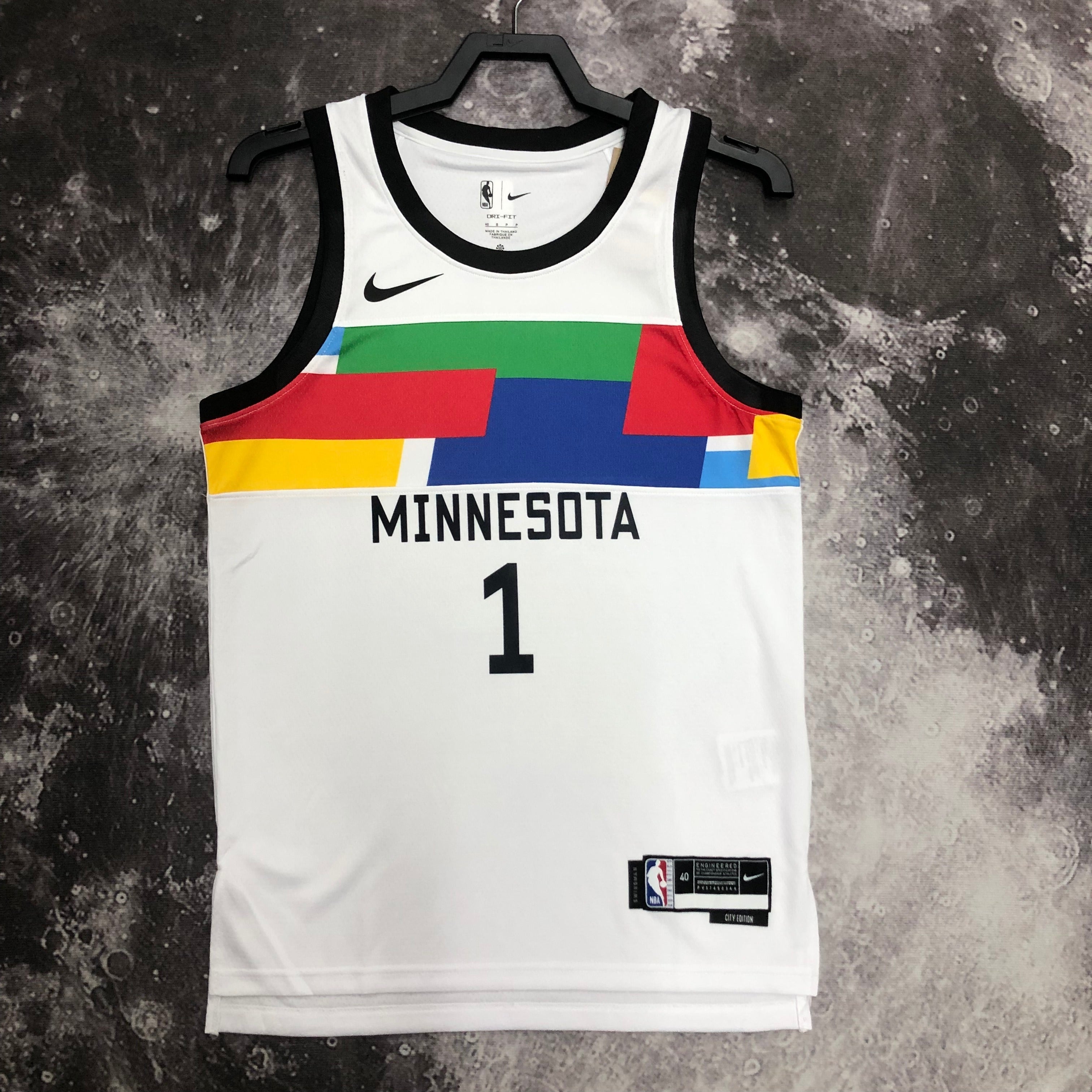 Minnesota Timberwolves City Edition #1 Anthony Edwards (2022-23)
