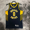 Indiana Pacers Away #0 Tyrese Haliburton (2022-23)