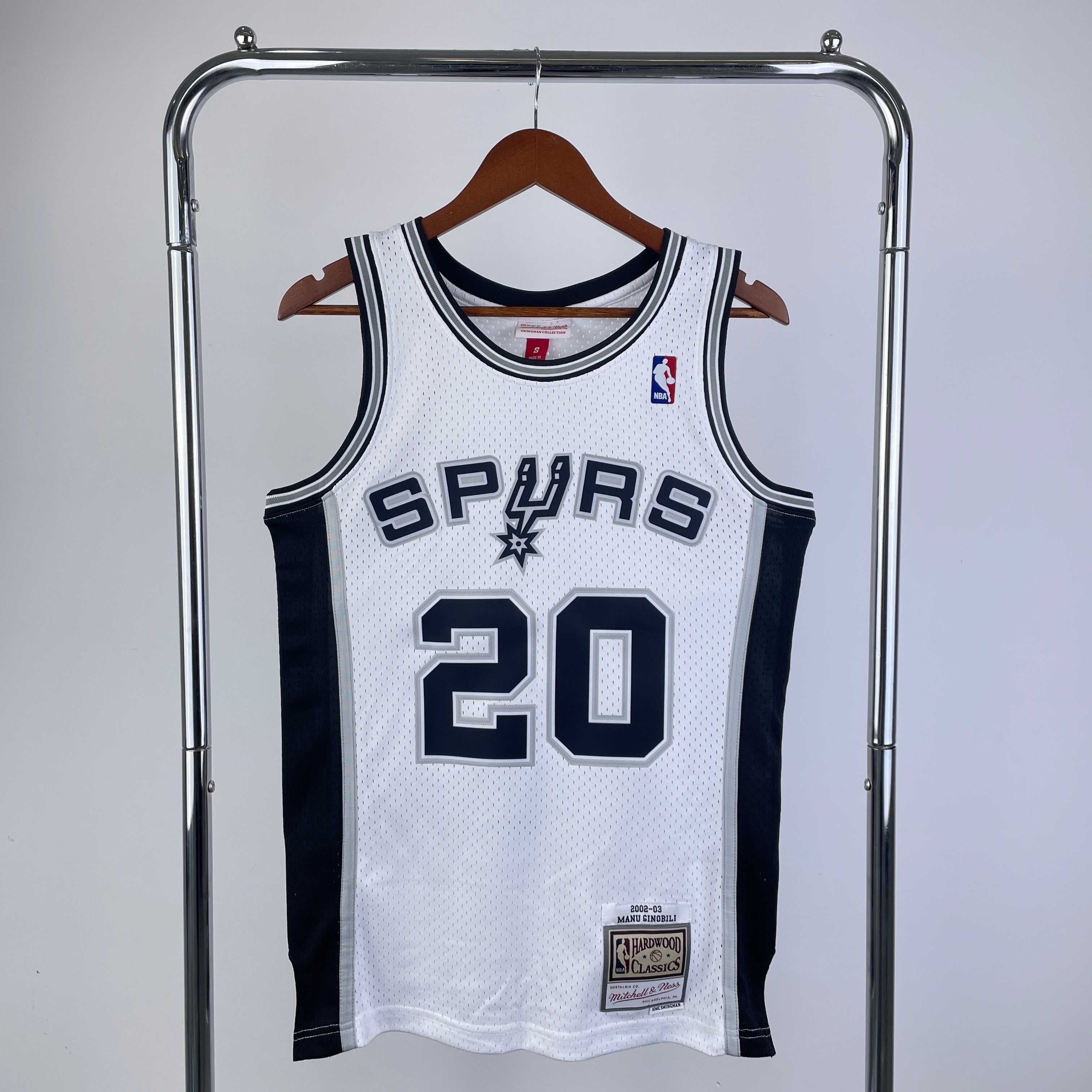 San Antonio Spurs Retro #20 Manu Ginobili