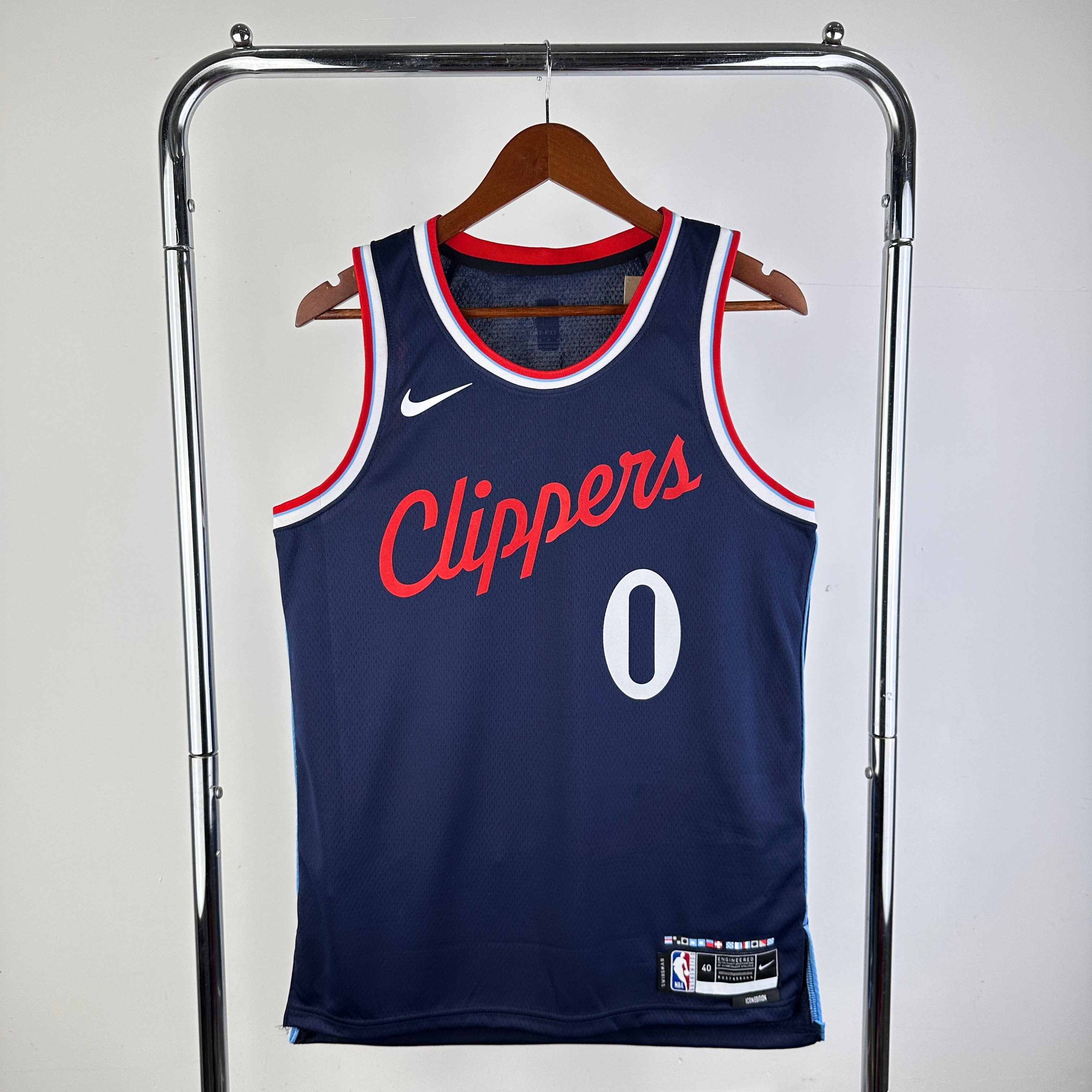 Los Angeles Clippers Away #0 Russell Westbrook (2024-25)