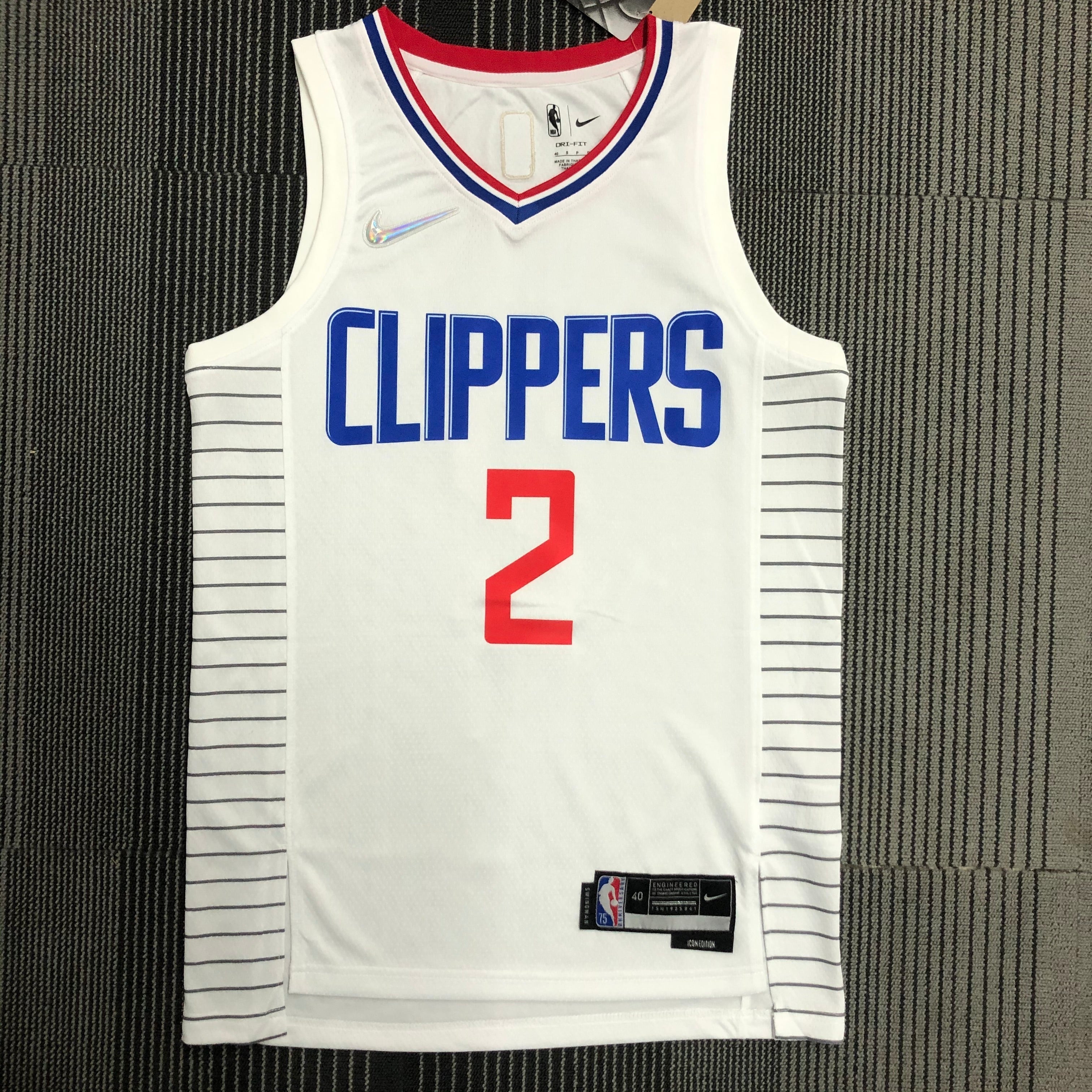 Los Angeles Clippers 75th Anniversary #2 Kawhi Leonard