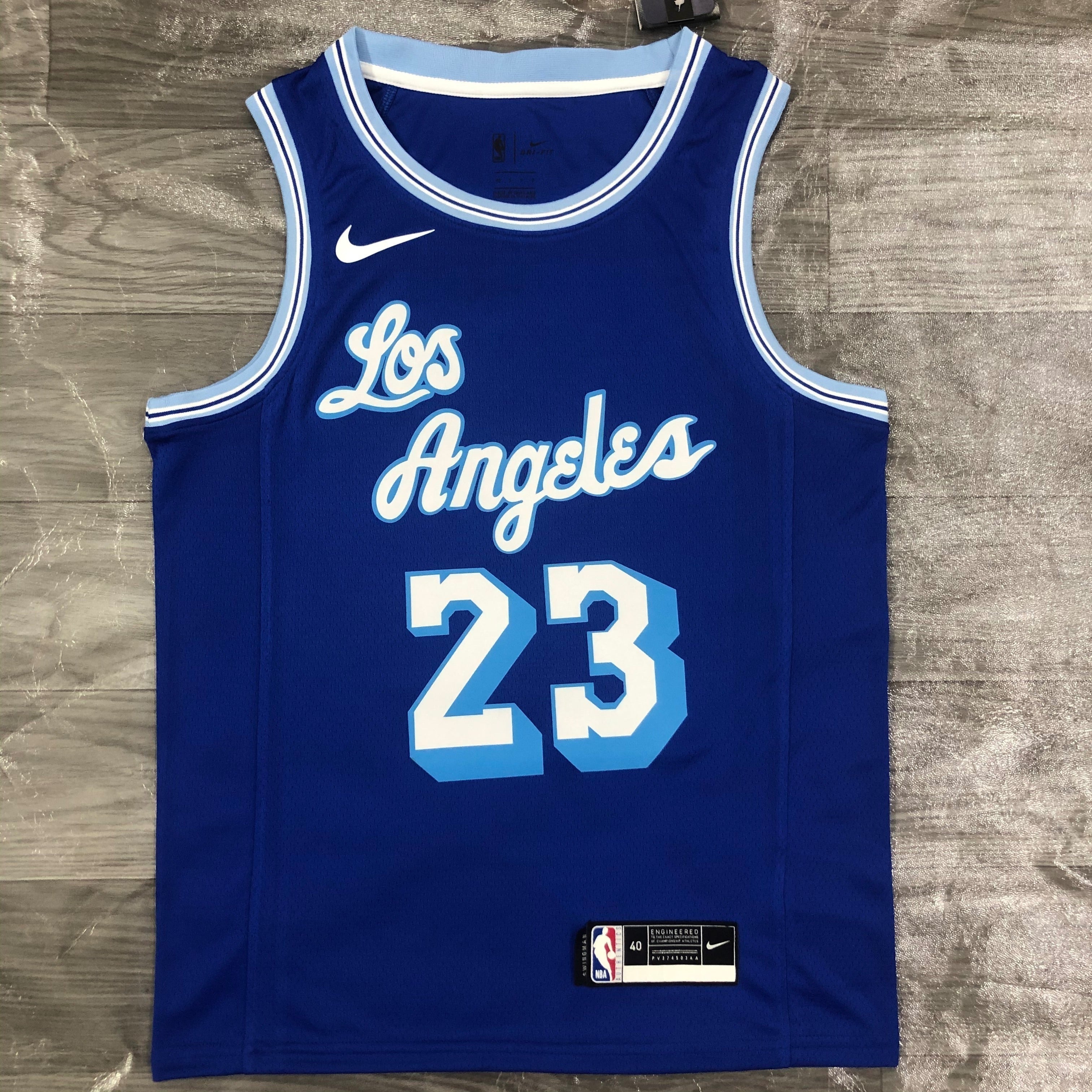 Los Angeles Lakers Retro #23 LeBron James (2020-21)