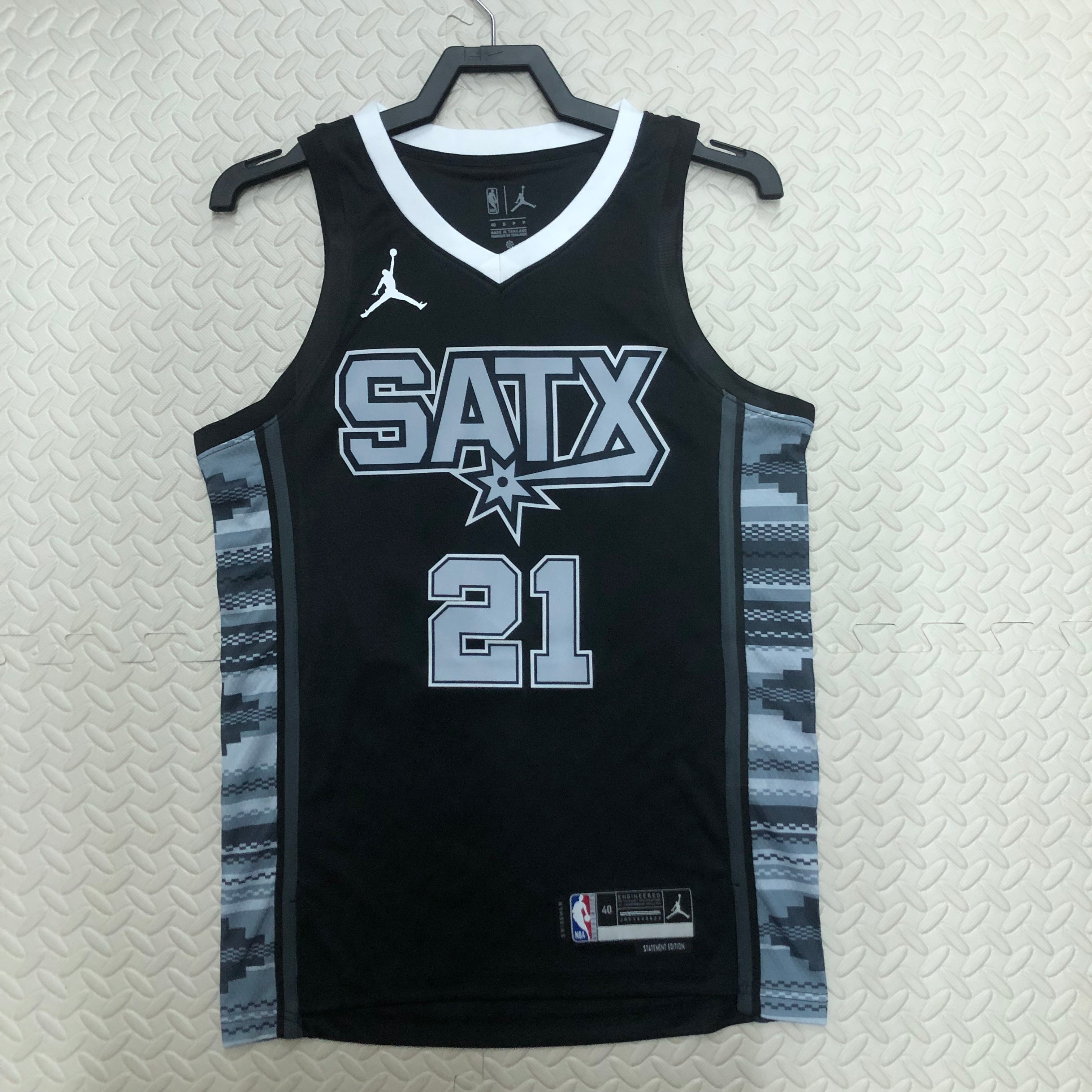 San Antonio Spurs Jordan Brand #21 Tim Duncan (2022-23)