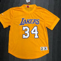 Los Angeles Lakers Retro #34 Shaquille O'Neal T-Shirt