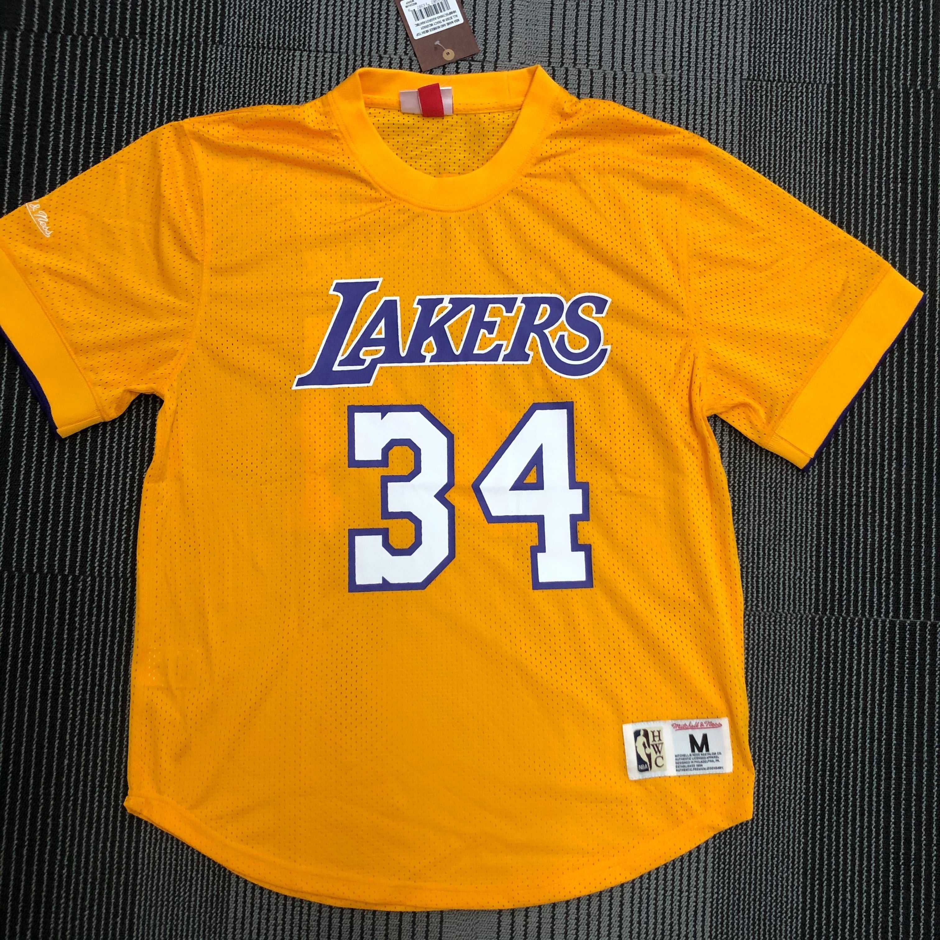 Los Angeles Lakers Retro #34 Shaquille O'Neal T-Shirt