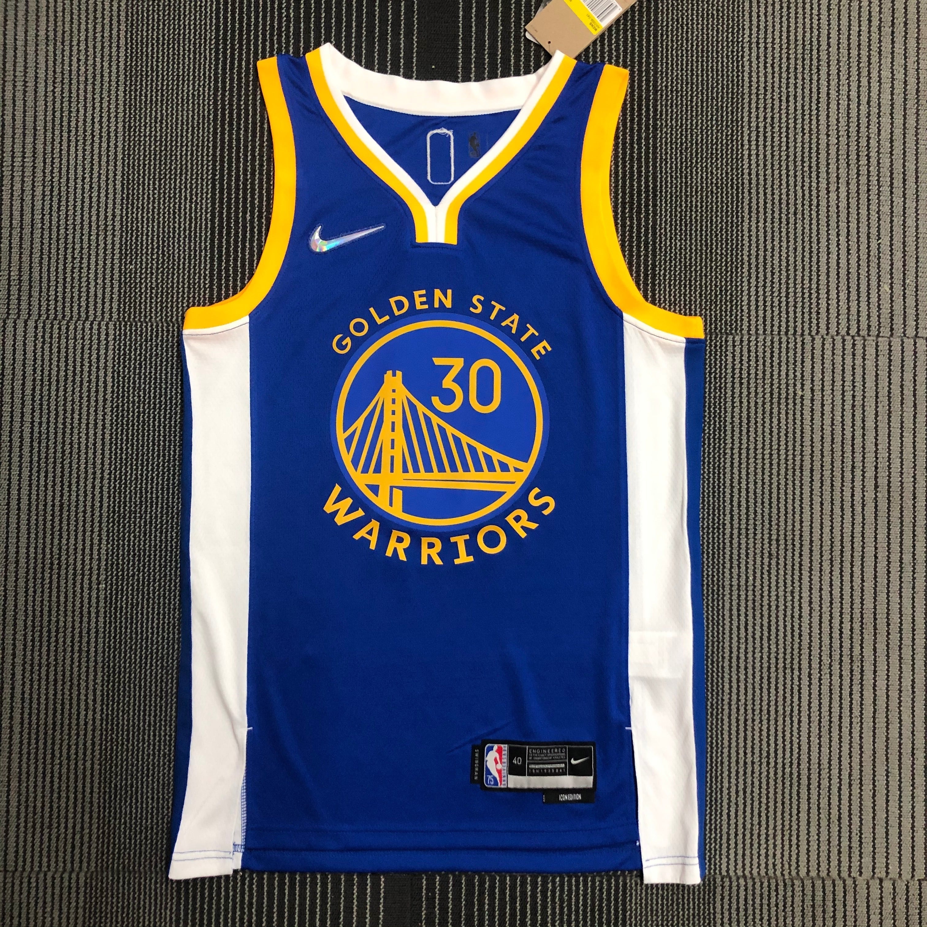 Golden State Warriors 75th Anniversary #30 Stephen Curry