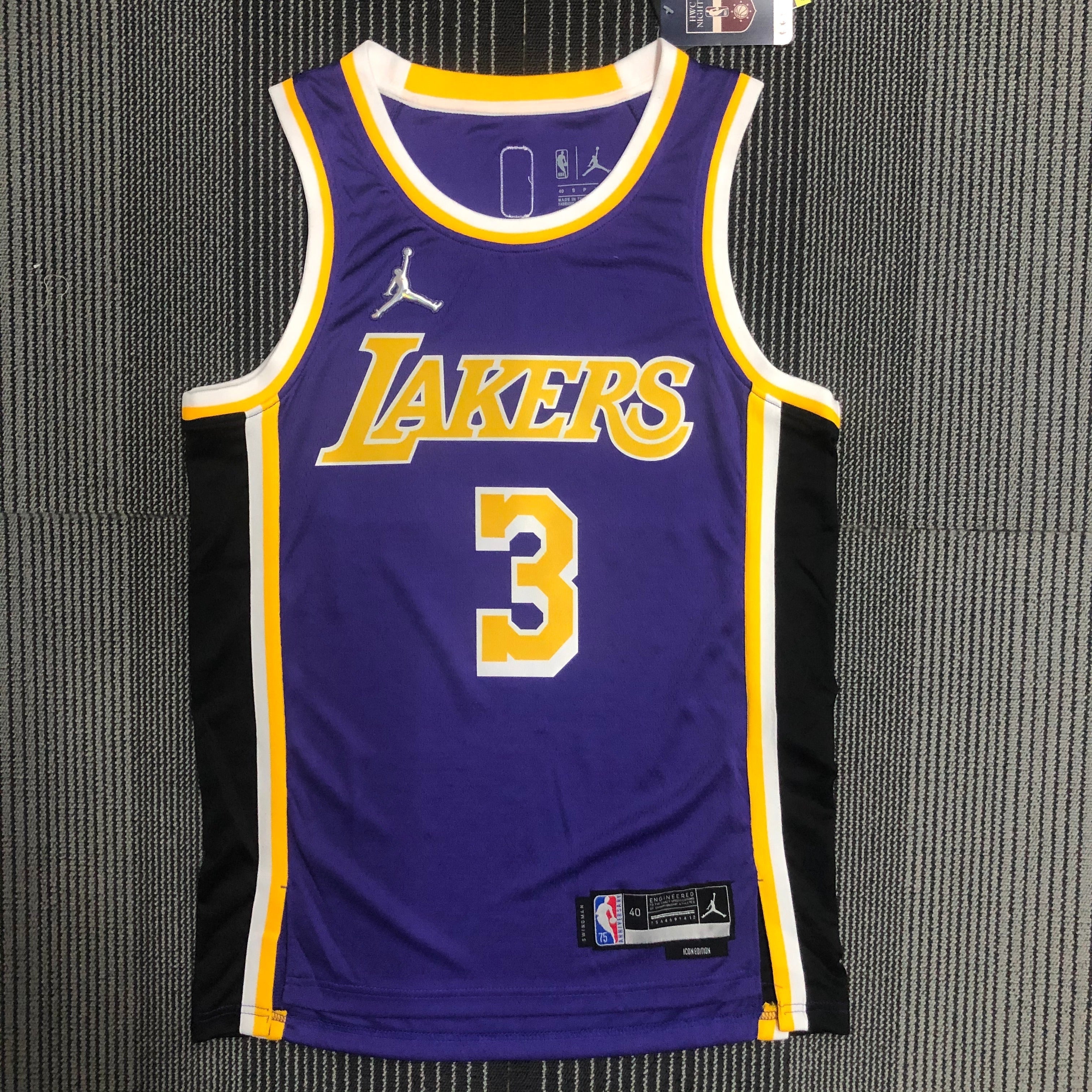 Los Angeles Lakers 75th Anniversary #3 Anthony Davis