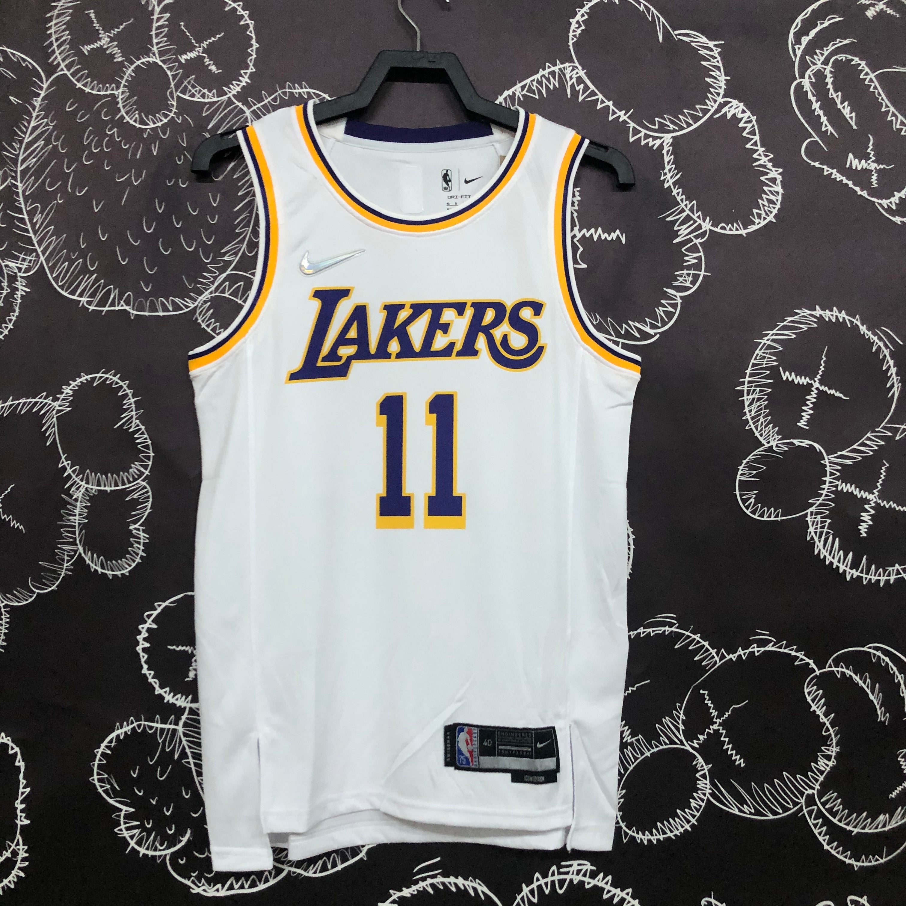 Los Angeles Lakers 75th Anniversary #11 Kyrie Irving