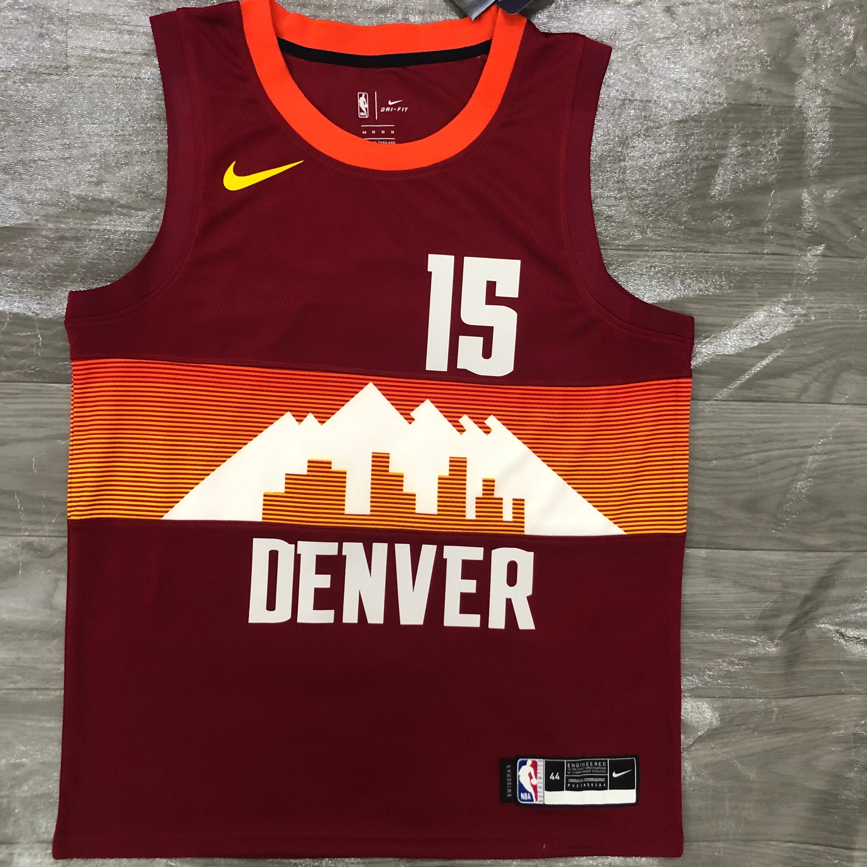Denver Nuggets City Edition #15 Nikola Jokic (2020-21)
