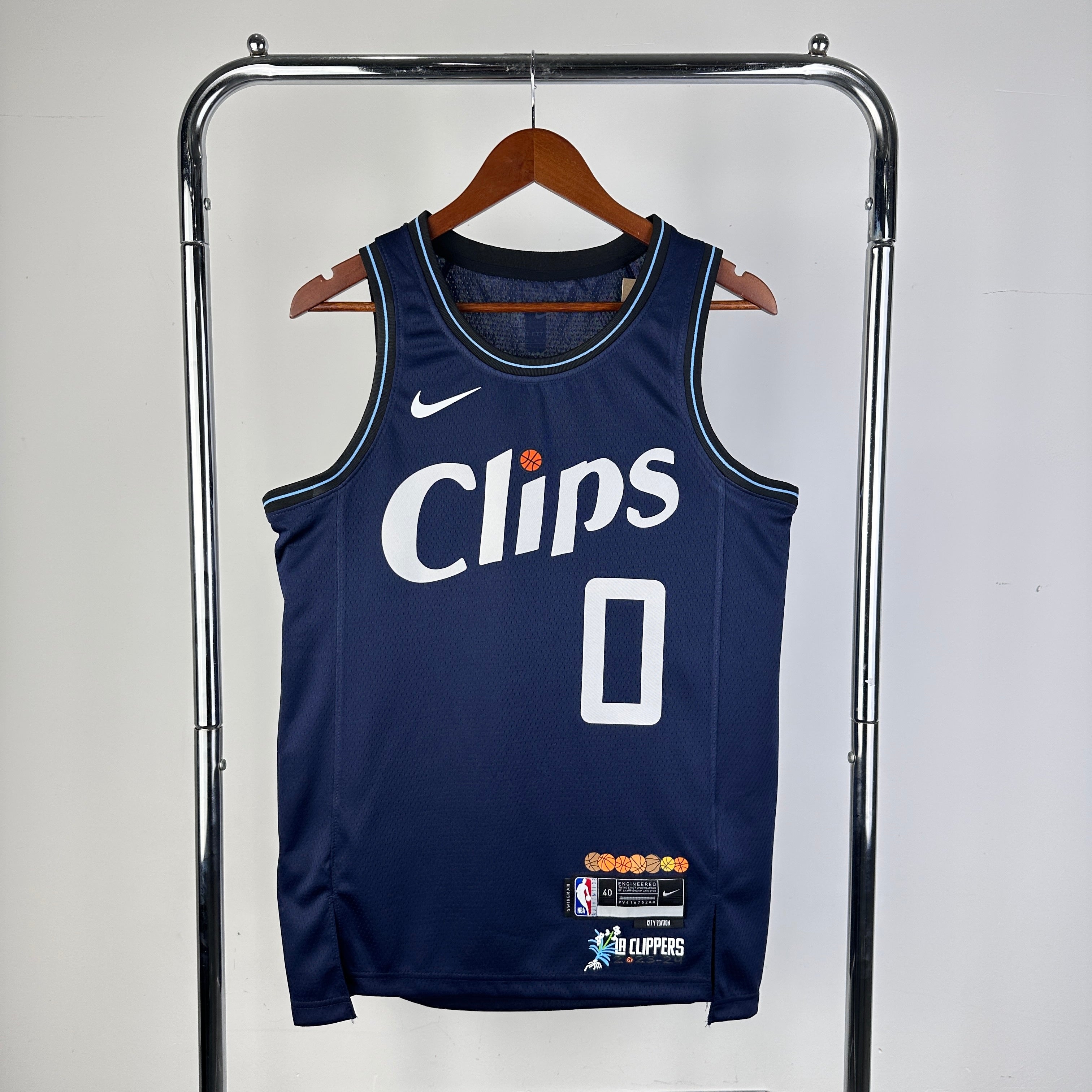 Los Angeles Clippers City Edition #0 Russell Westbrook (2023-24)