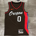 Portland Trail Blazers City Edition #0 Damian Lillard (2020-21)
