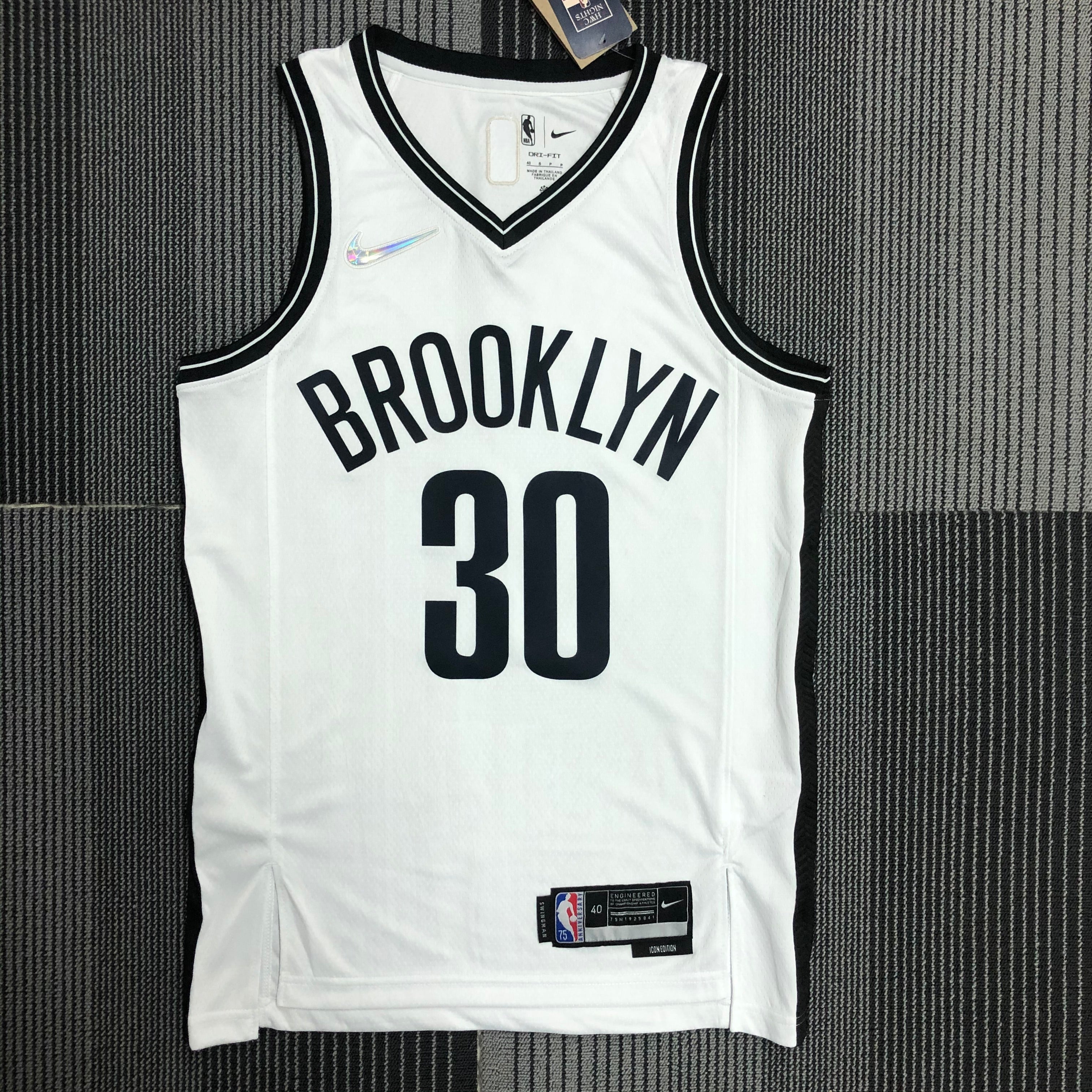 Brooklyn Nets 75th Anniversary #30 Stephen Curry