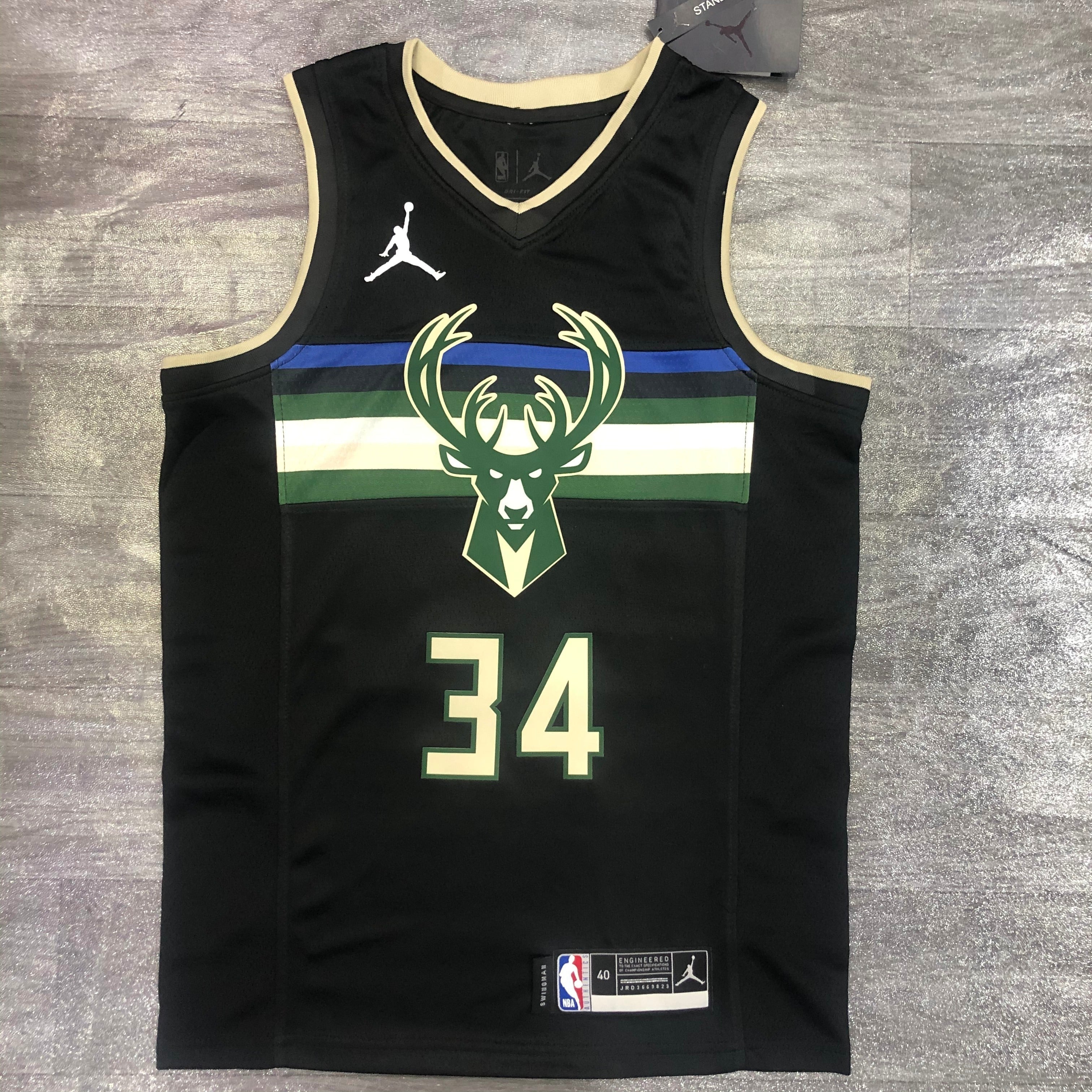 Milwaukee Bucks #34 Giannis Antetokounmpo (2020-21)