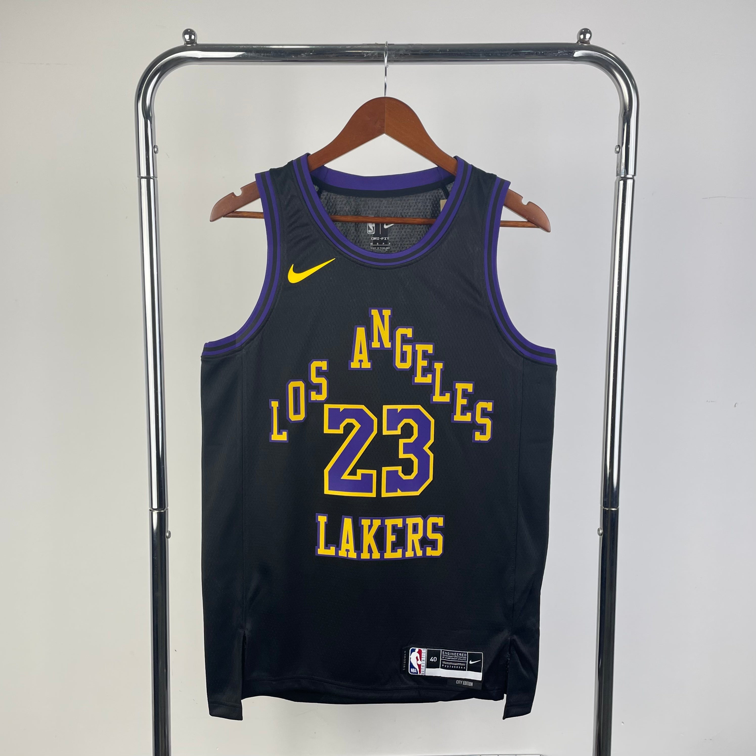Los Angeles Lakers City Edition #23 LeBron James (2025-26)