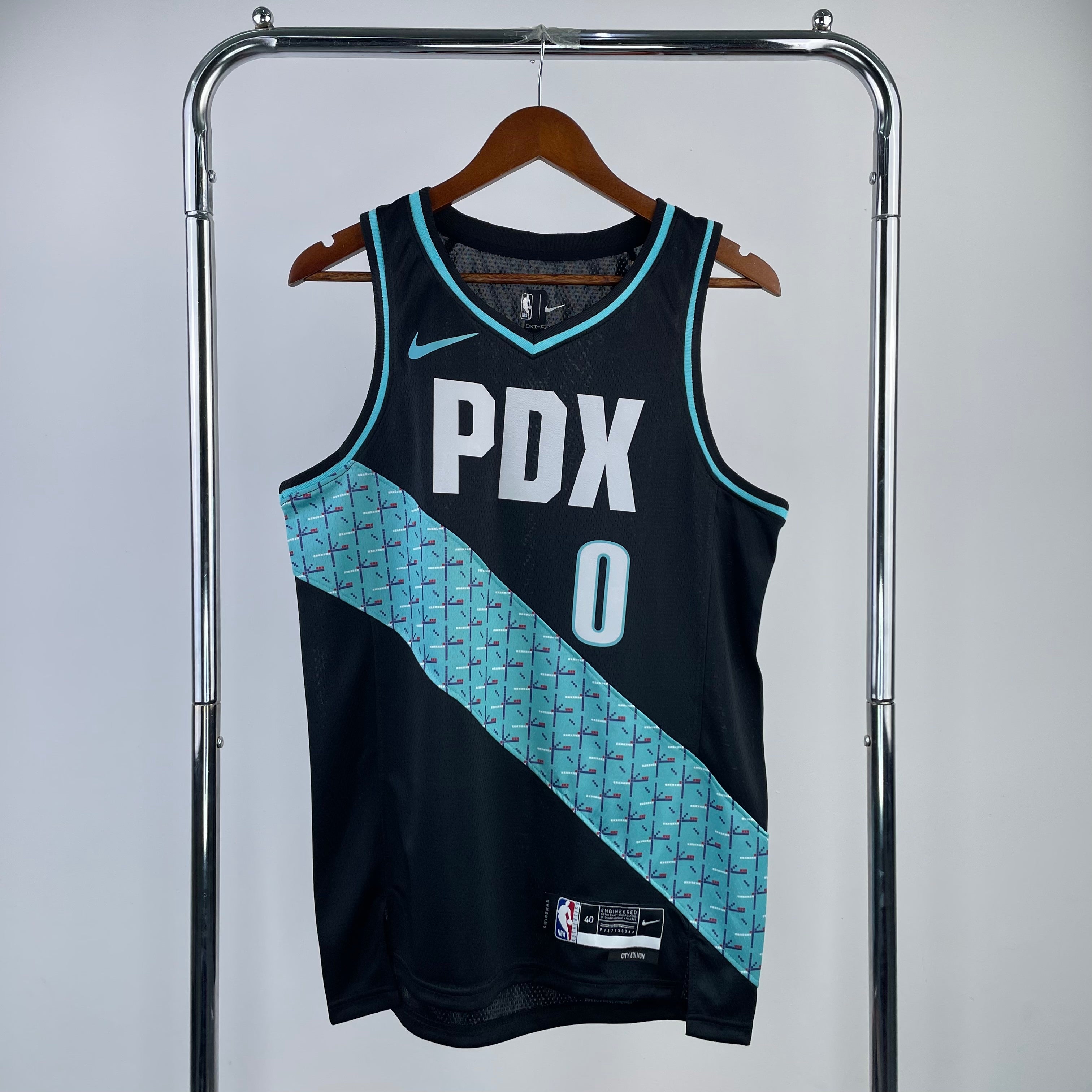 Portland Trail Blazers City Edition #0 Damian Lillard (2025-26)