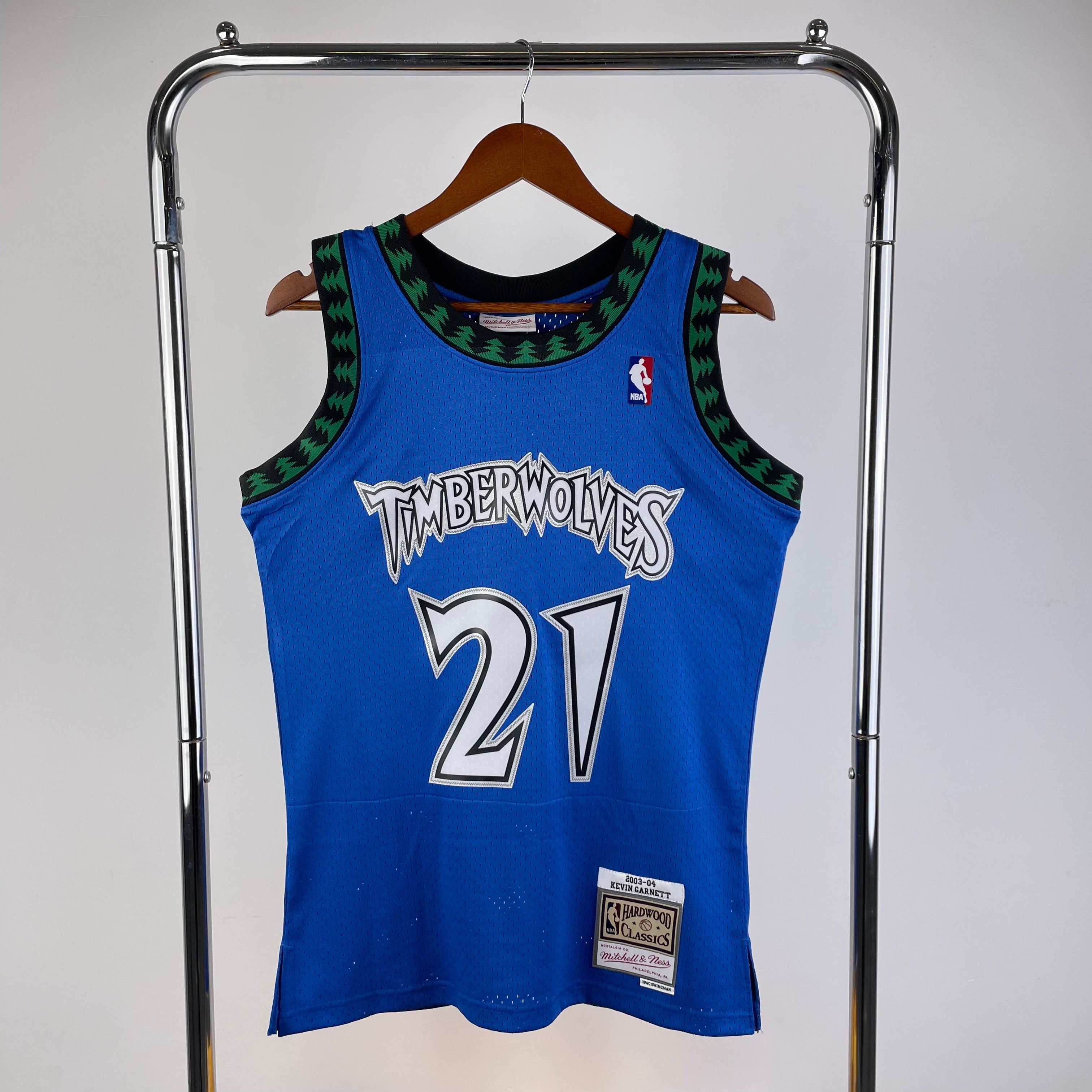 Minnesota Timberwolves Retro #21 Kevin Garnett